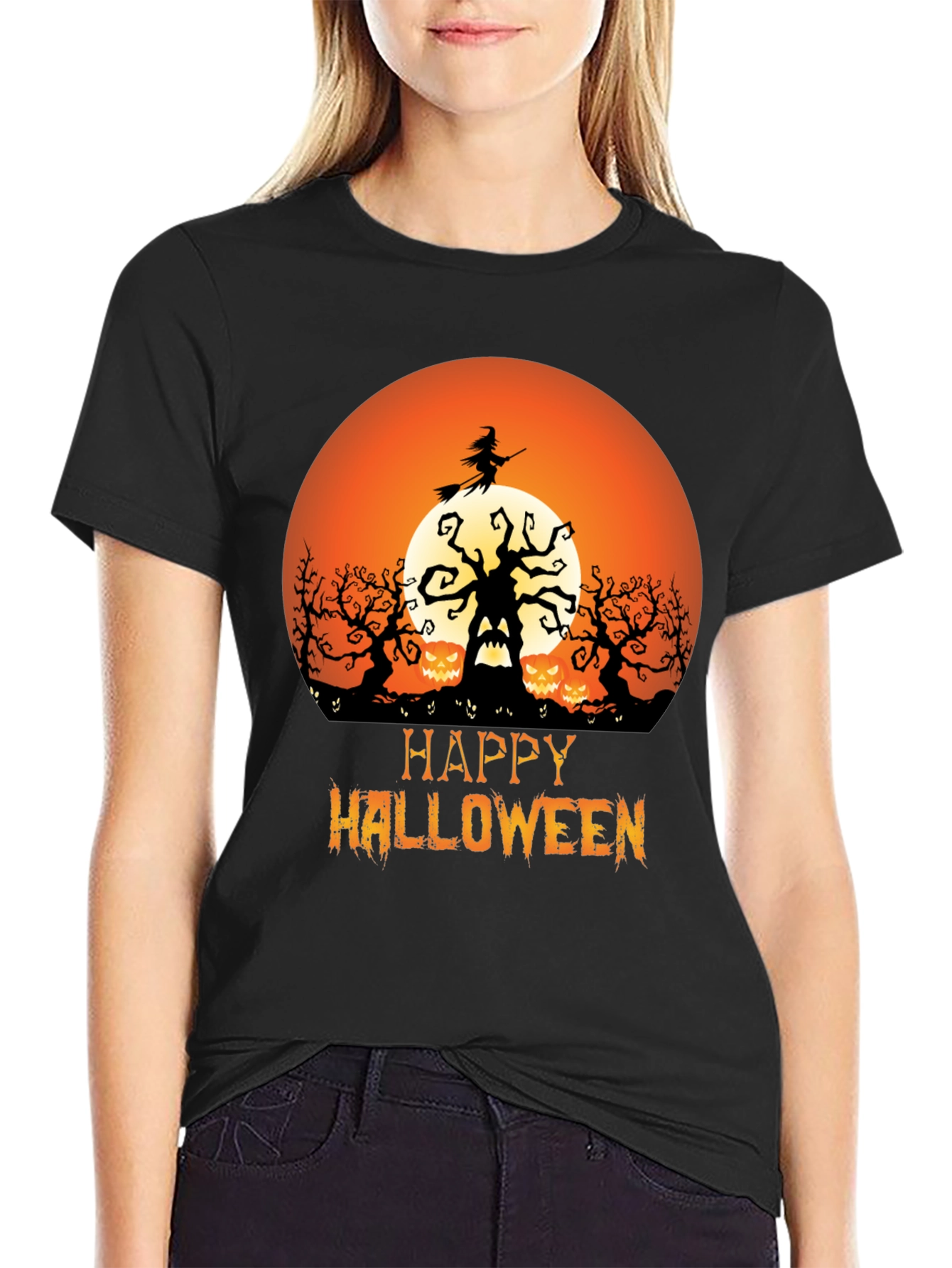 Halloween Witch T-Shirt - Spooky Season Tee