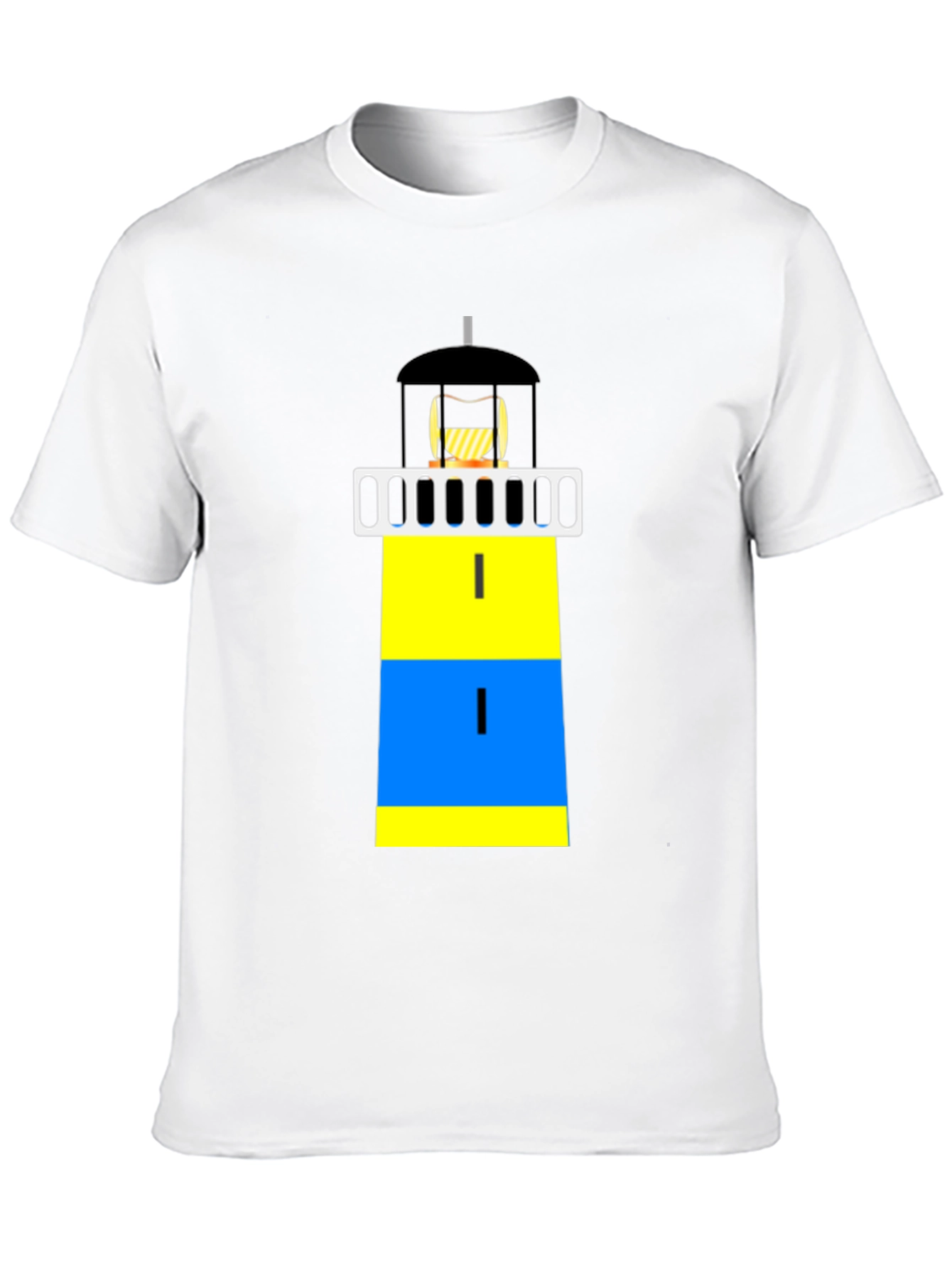 Lighthouse Graphic Tee - Nautical Design Shirt