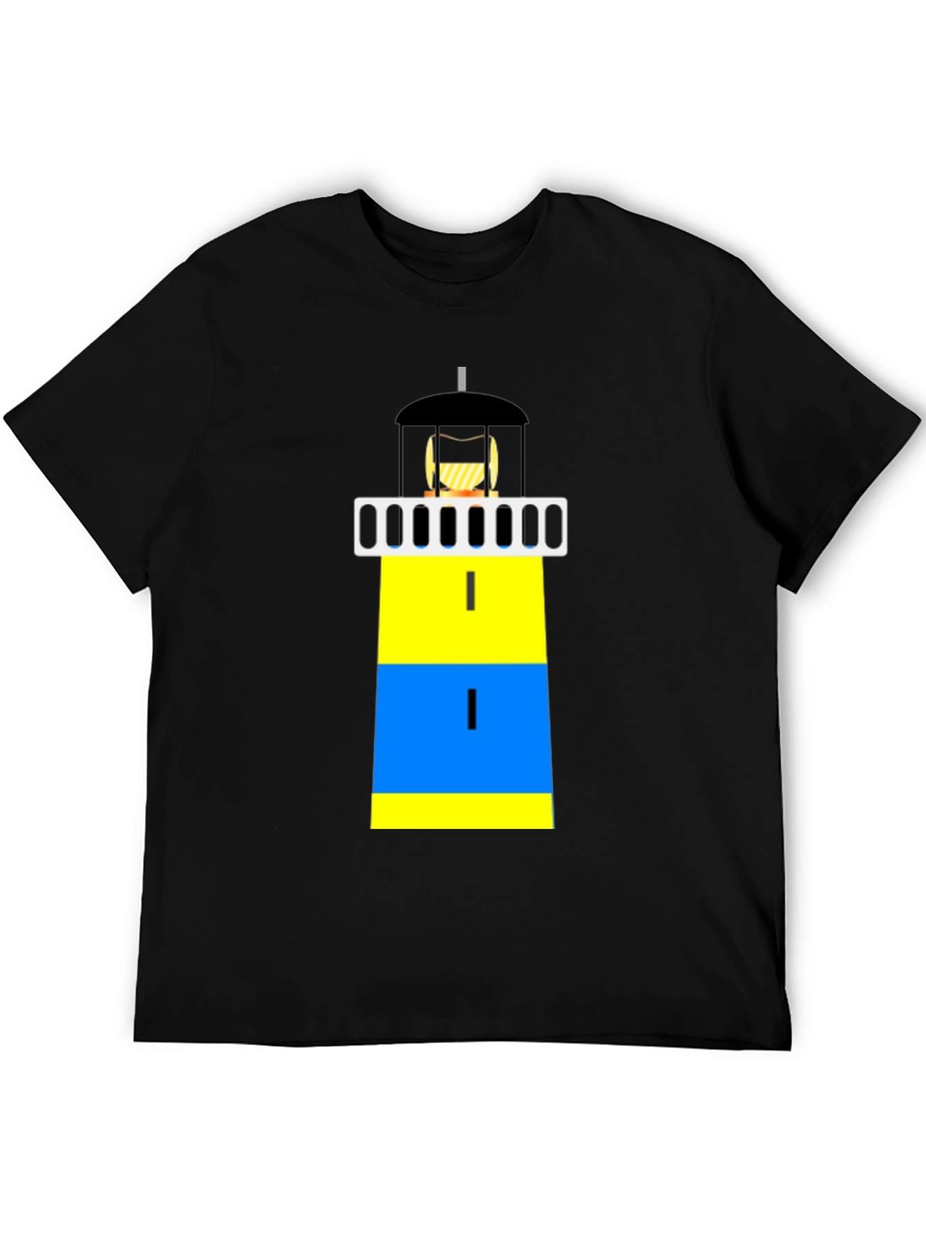 Lighthouse Graphic Tee - Nautical Design Shirt