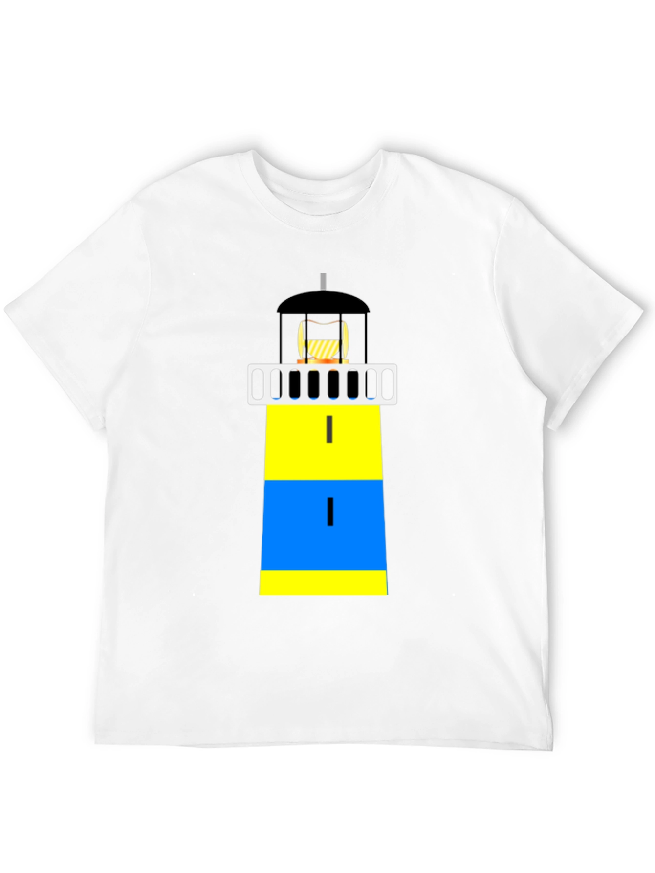 Lighthouse Graphic Tee - Nautical Design Shirt