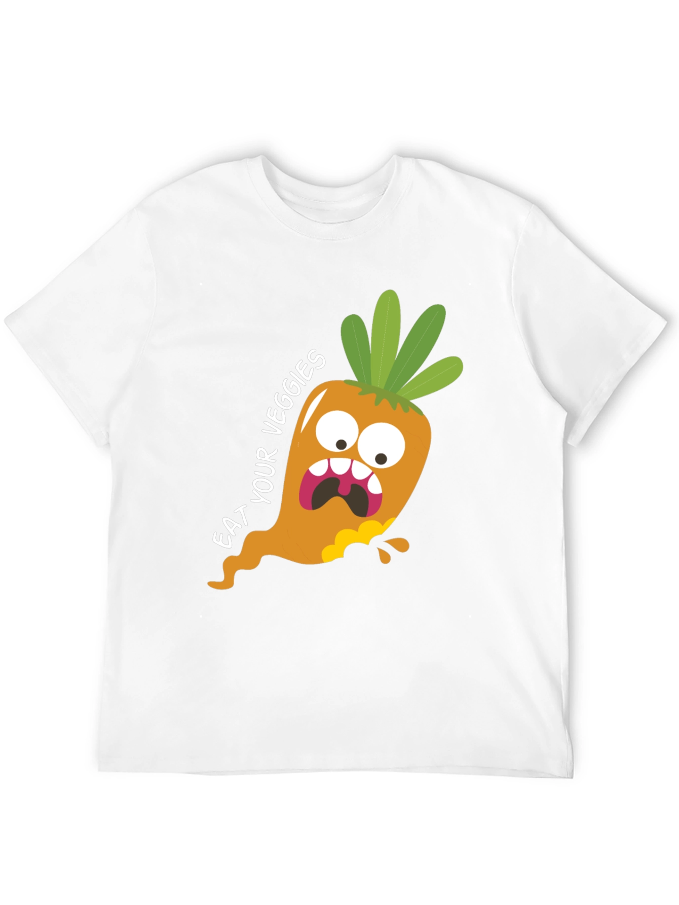 Eat Your Veggies T-Shirt: Funny Carrot Graphic Tee