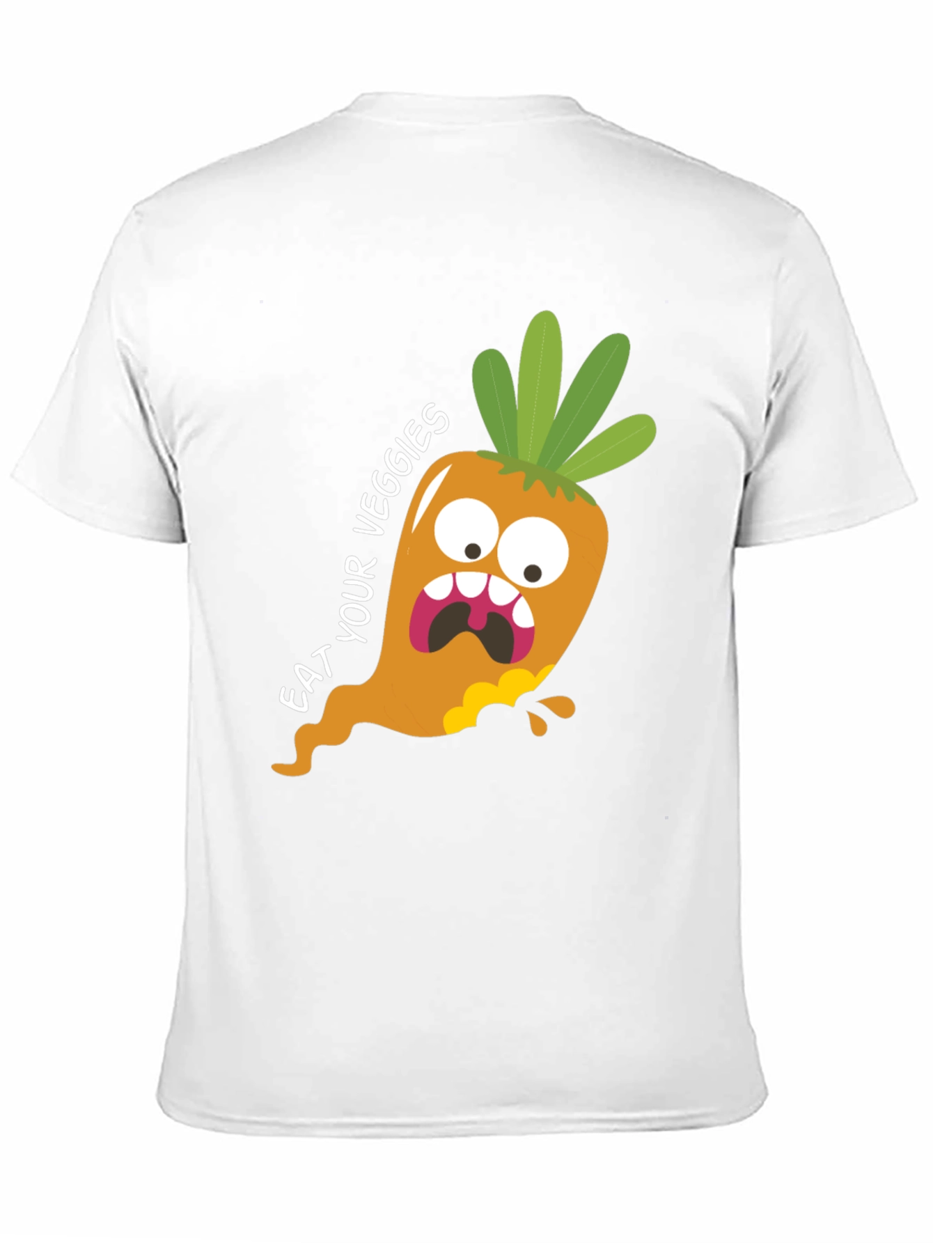 Eat Your Veggies T-Shirt: Funny Carrot Graphic Tee