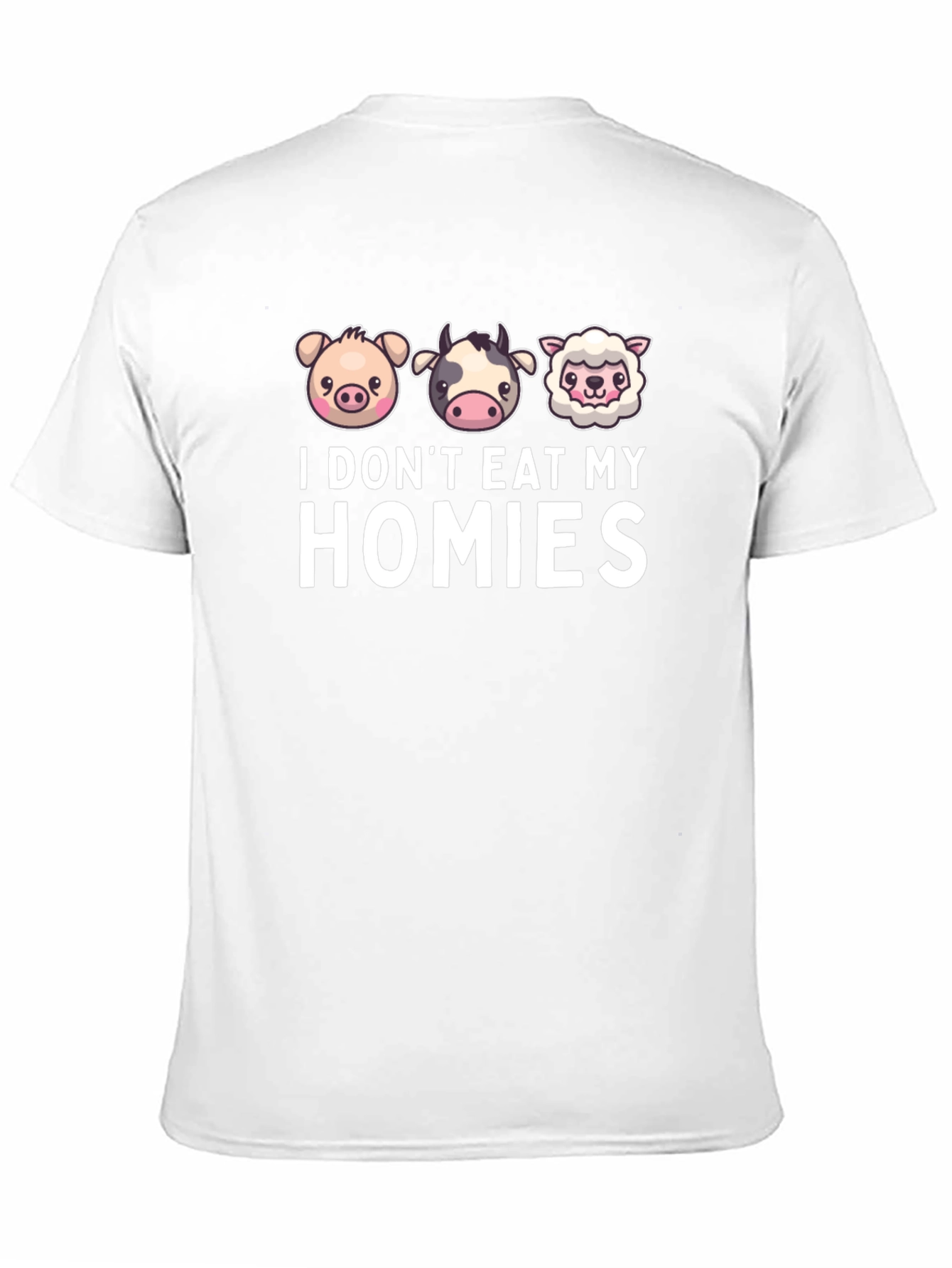 Vegan I Dont Eat My Homies Graphic Tee