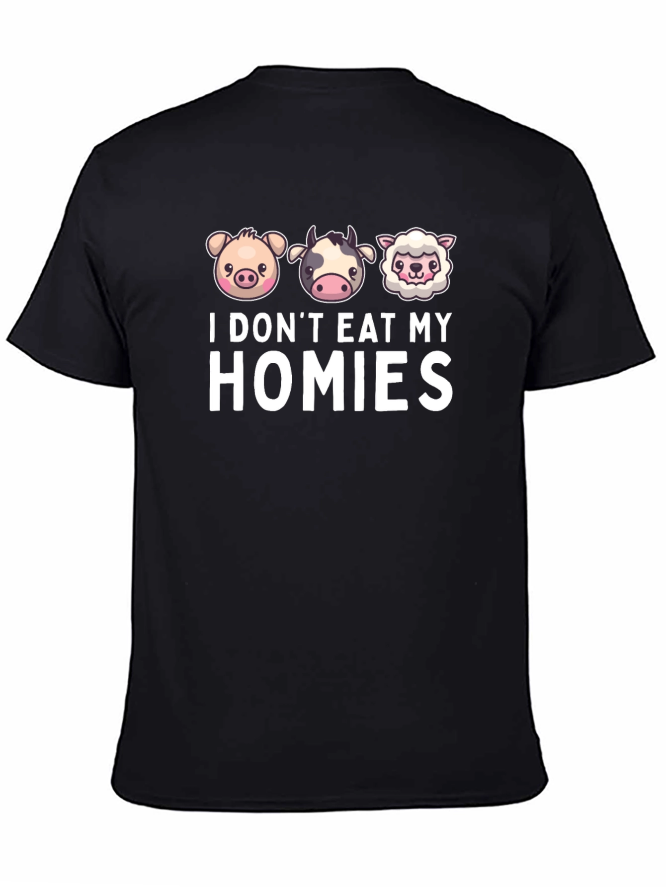 Vegan I Dont Eat My Homies Graphic Tee