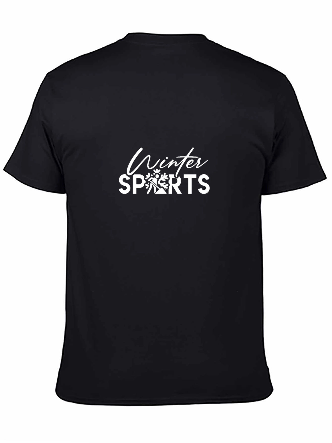 Winter Sports Black T-Shirt