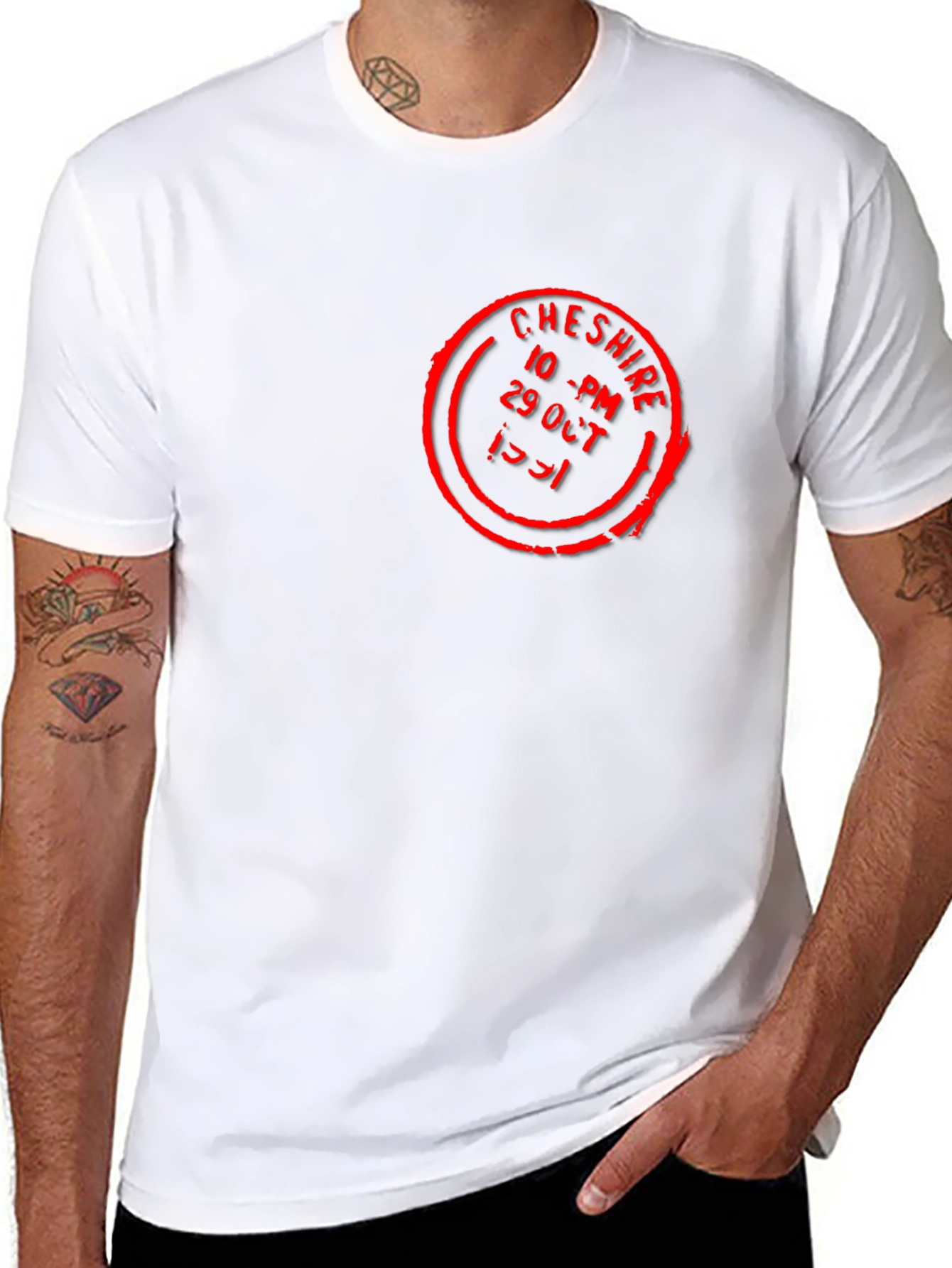 Cheshire Halloween T-Shirt 10 PM Oct 29