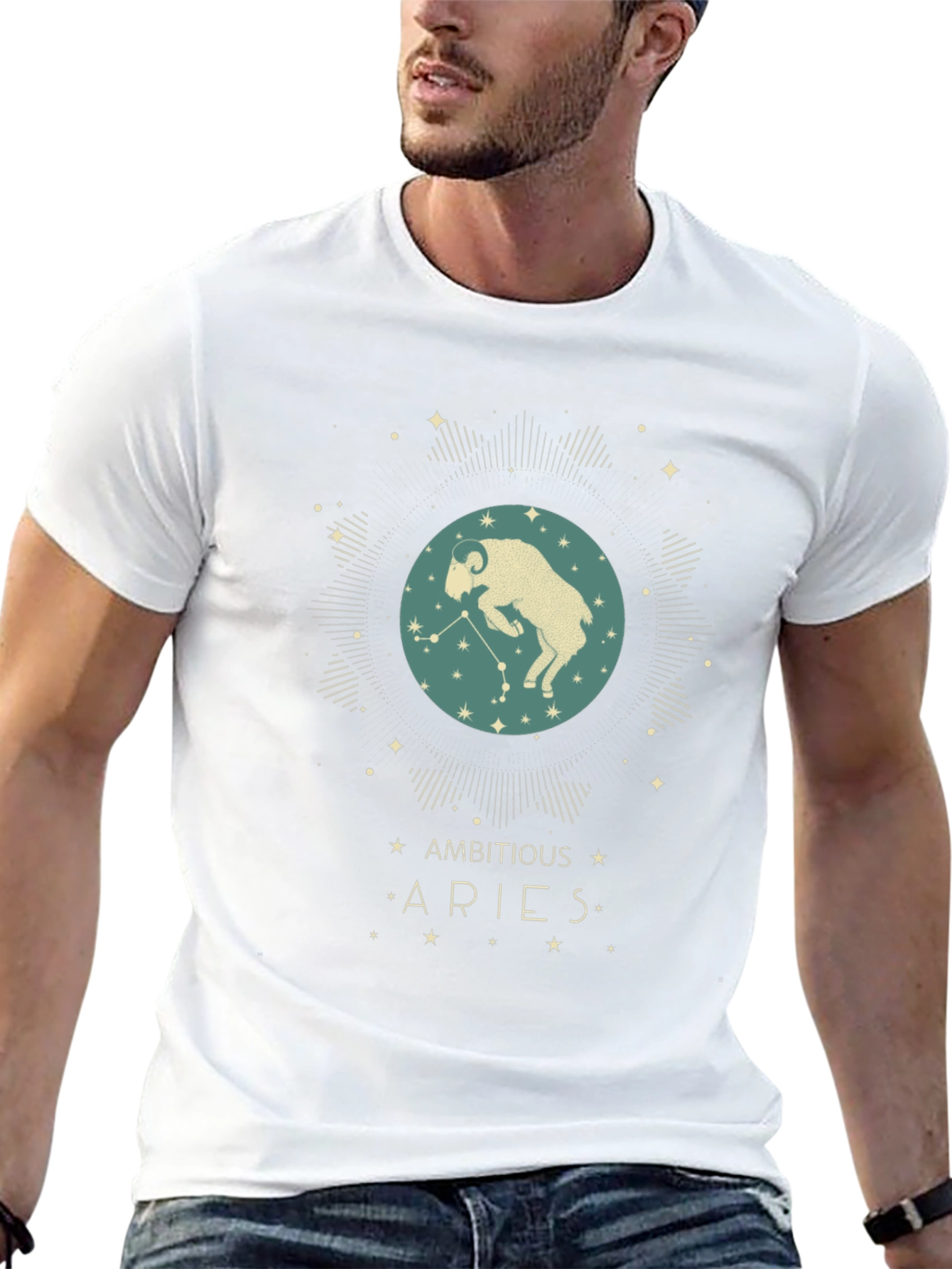 Aries Zodiac T-Shirt - Ambitious Star Sign Tee