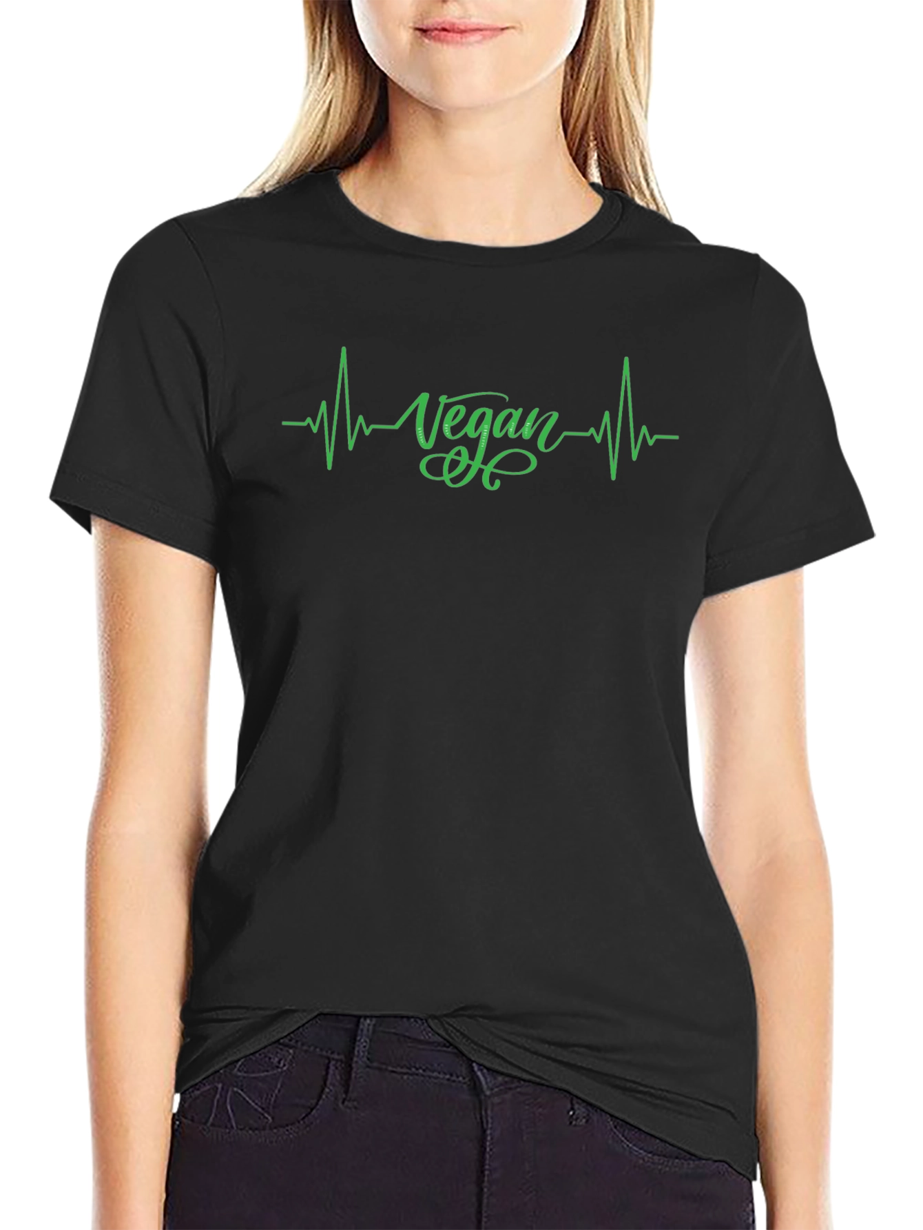 Vegan Heartbeat Graphic Tee