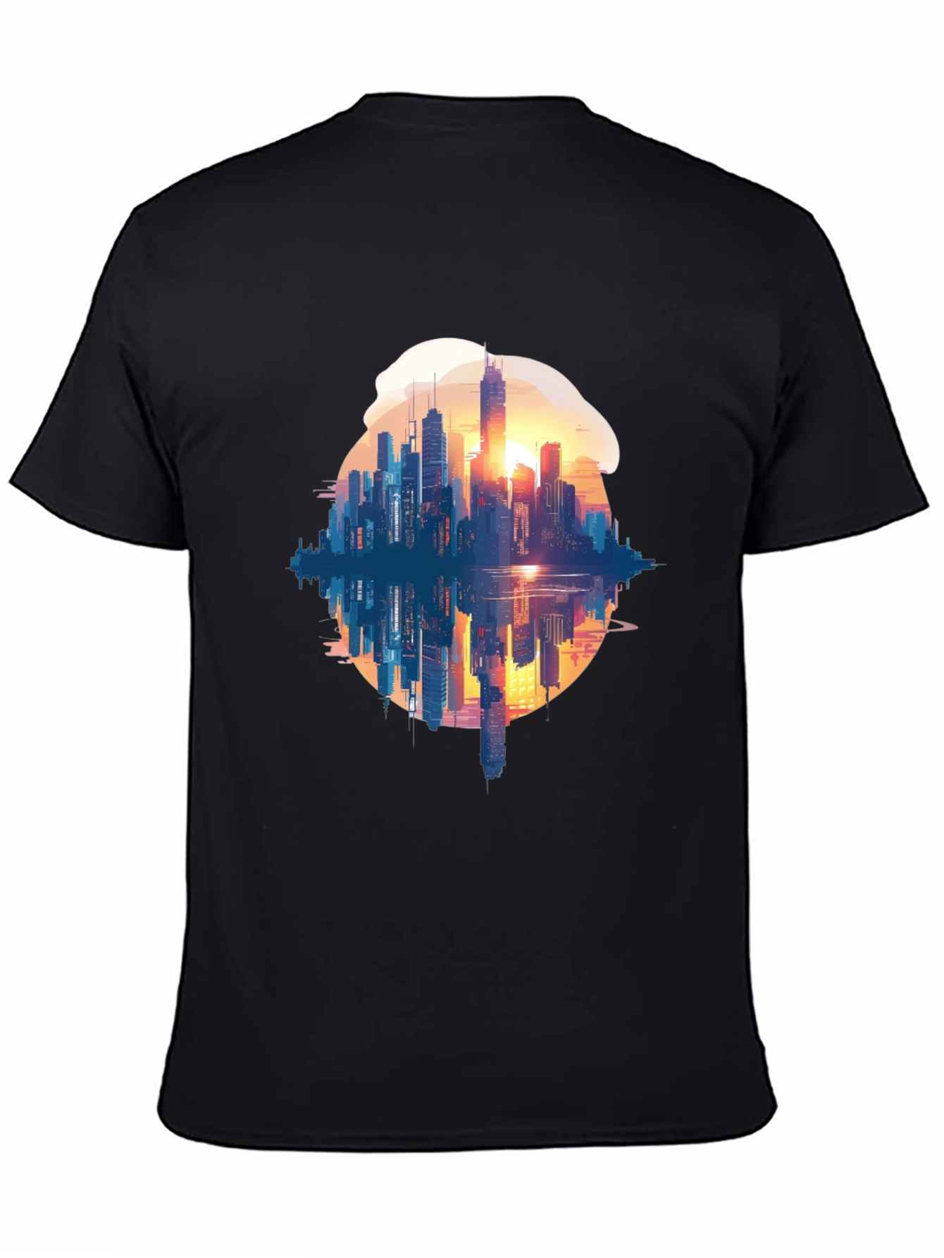 Cityscape Reflection Graphic Tee