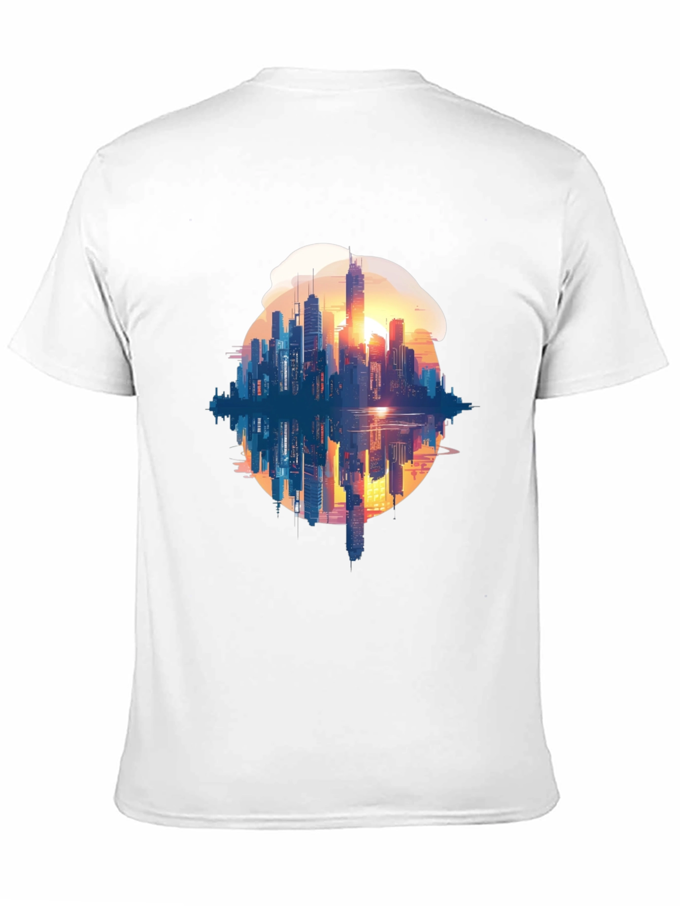 Cityscape Reflection Graphic Tee
