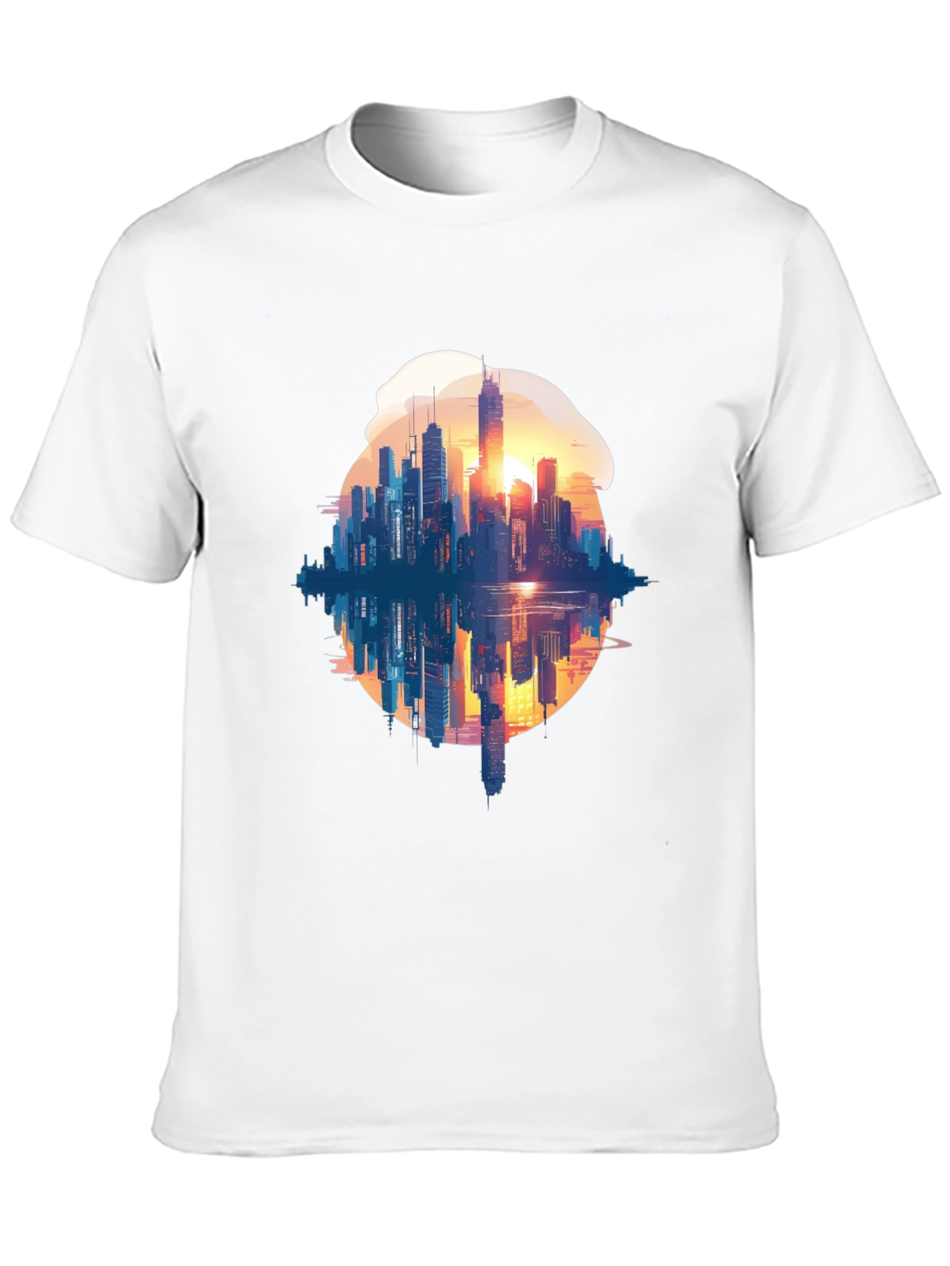 Cityscape Reflection Graphic Tee