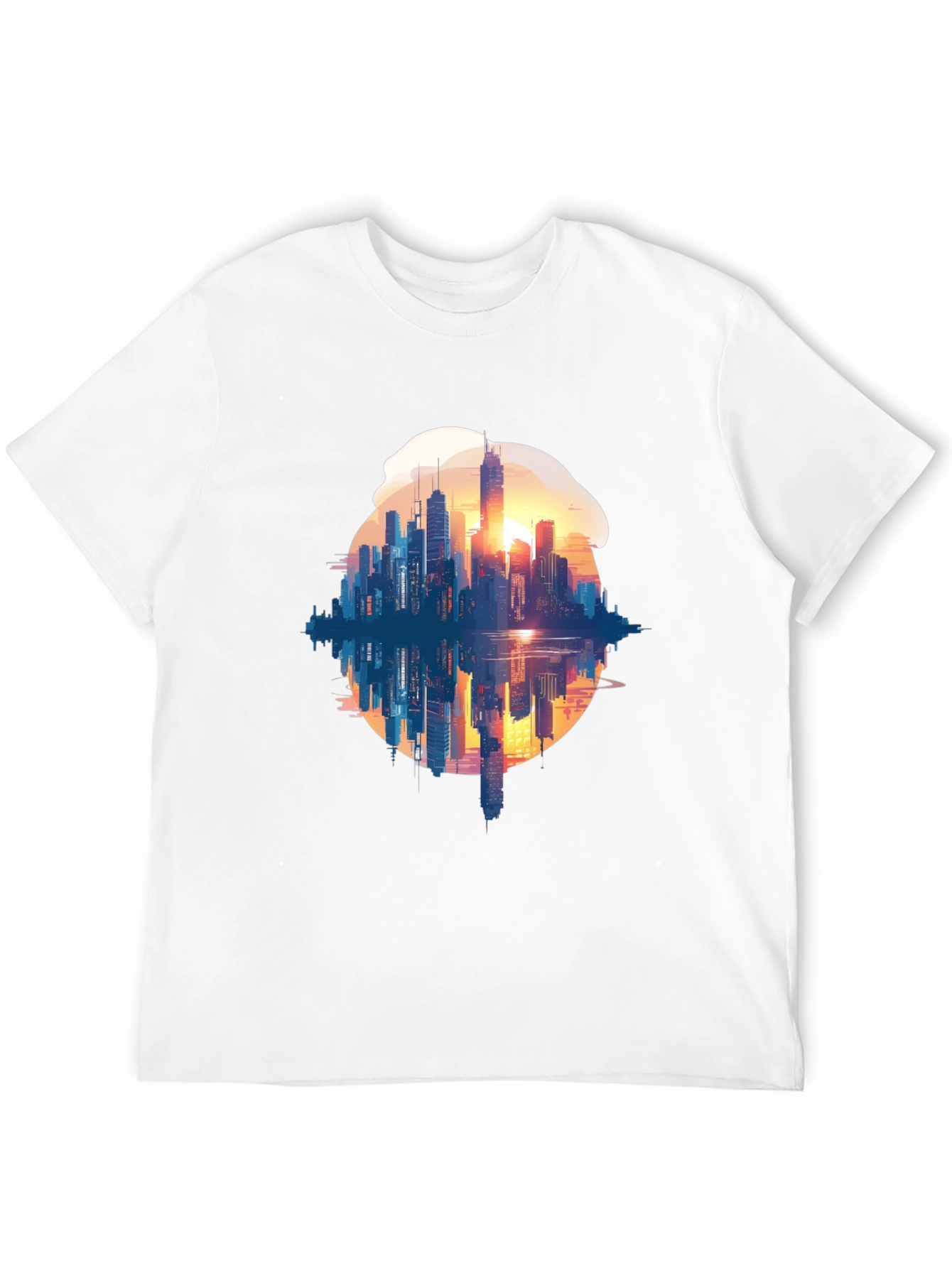 Cityscape Reflection Graphic Tee