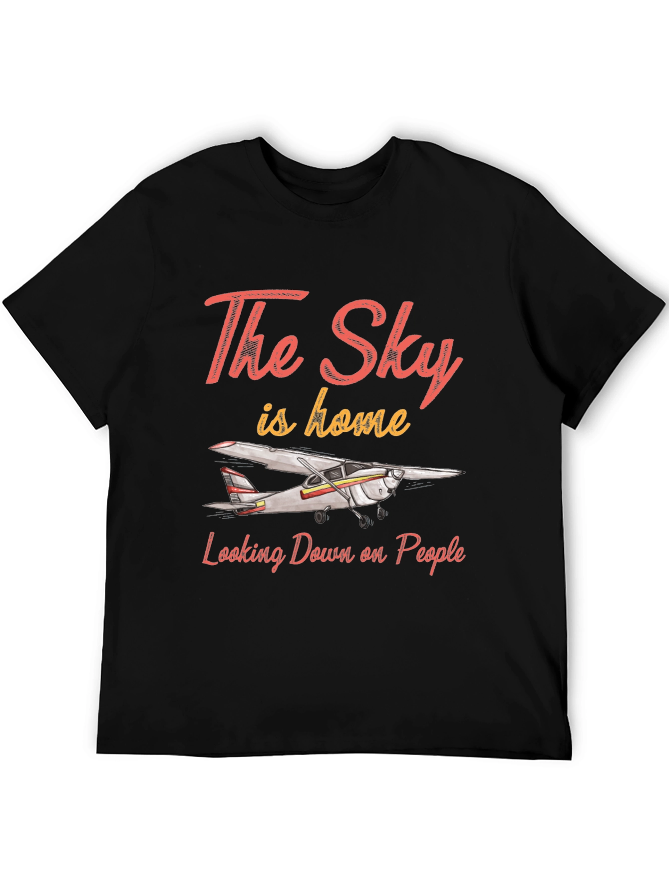 The Sky Is Home Graphic T-Shirt for Pilots