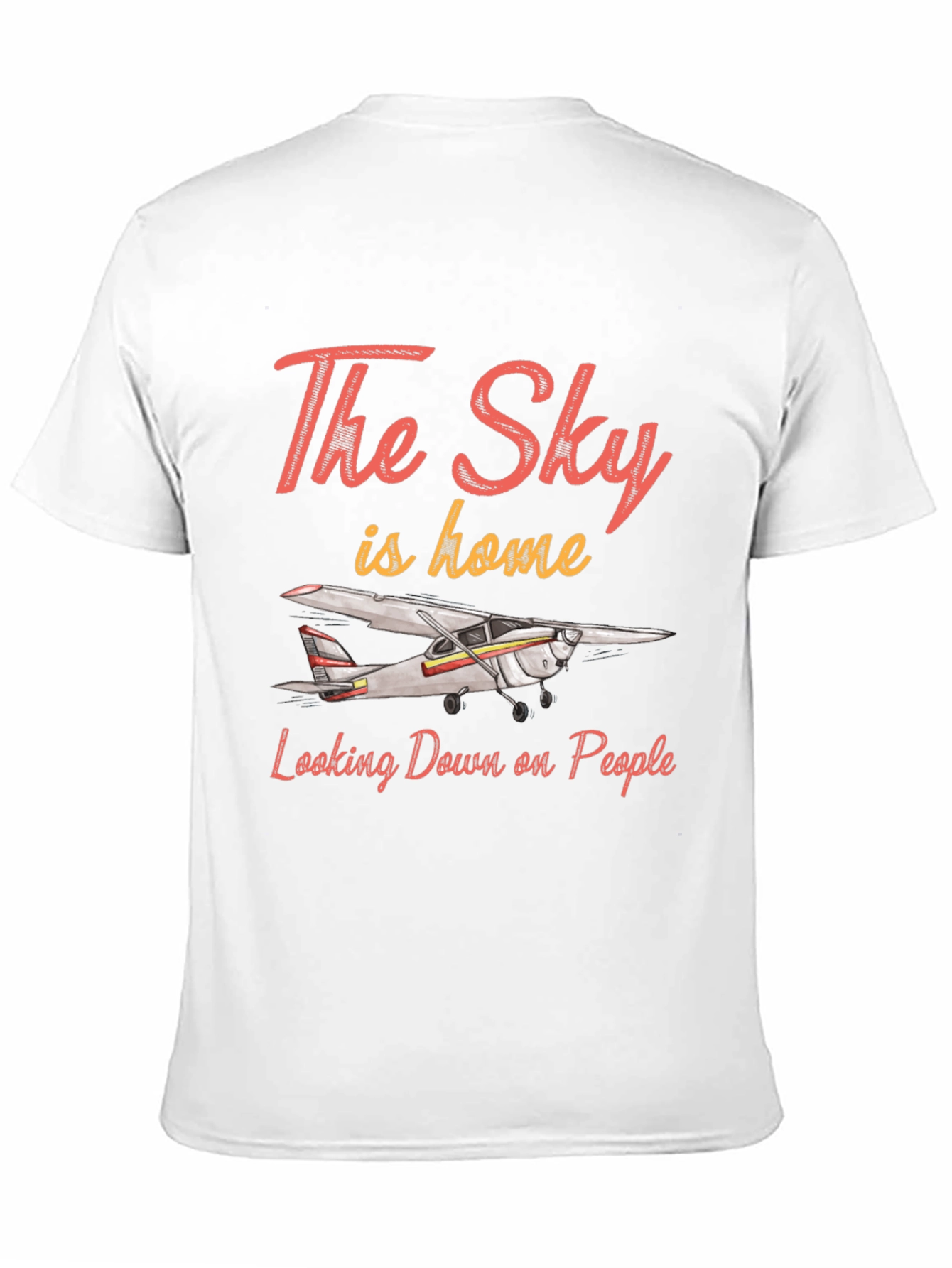 The Sky Is Home Graphic T-Shirt for Pilots
