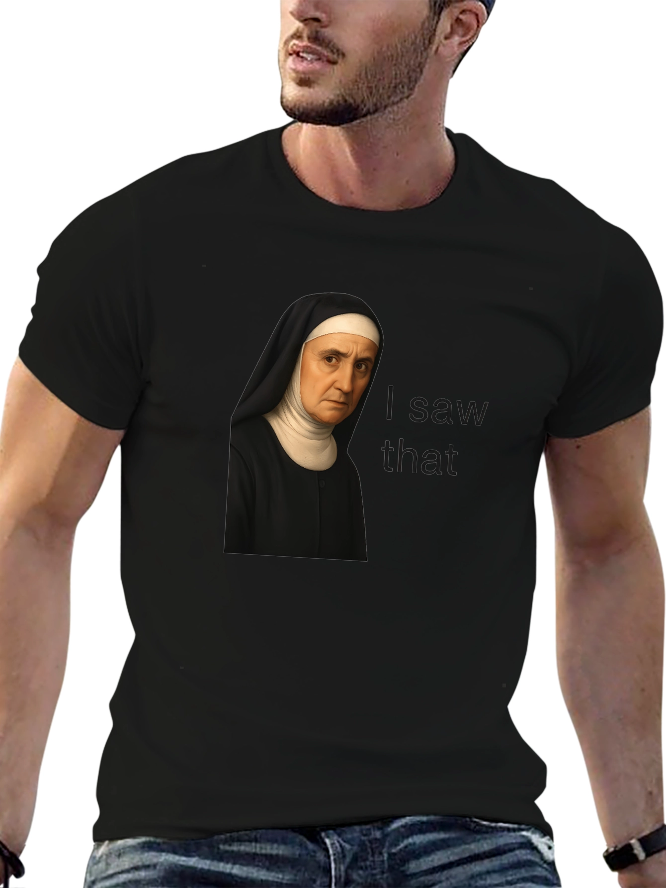 Nun I Saw That Graphic T-Shirt