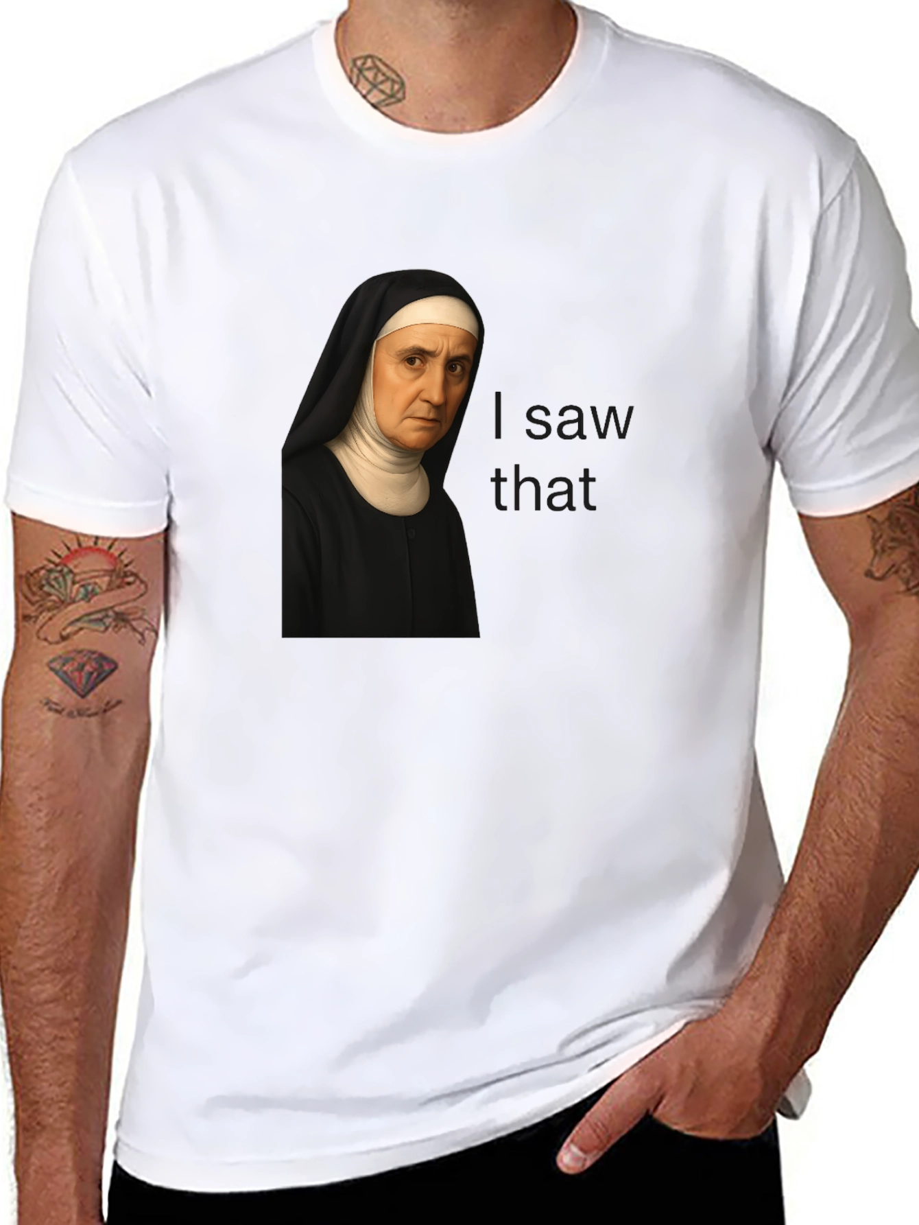 Nun I Saw That Graphic T-Shirt