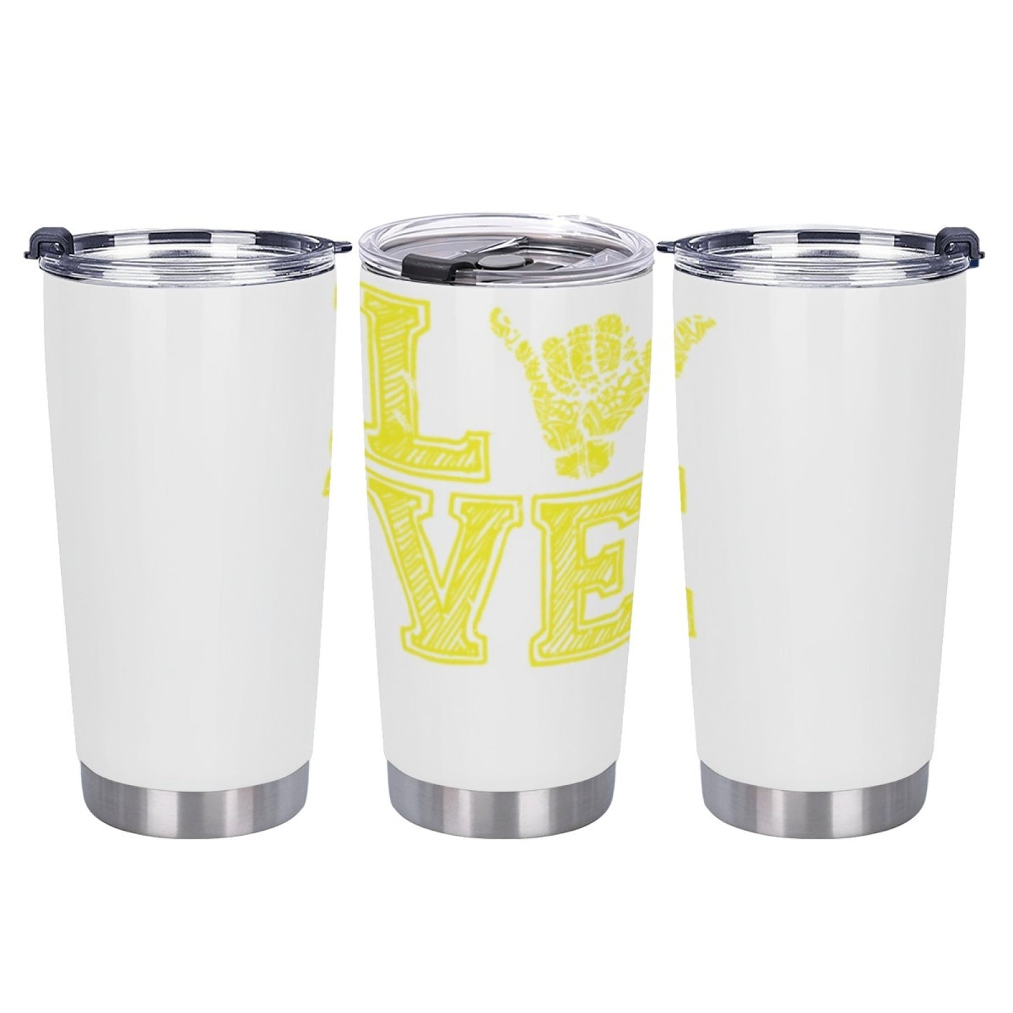 Insulated Stainless Steel Leak-Proof Tumbler - Stylish Graphic Print Cup