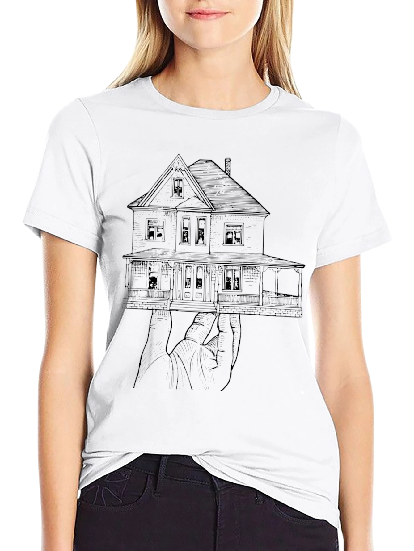 House on Hand T-Shirt Graphic Tee