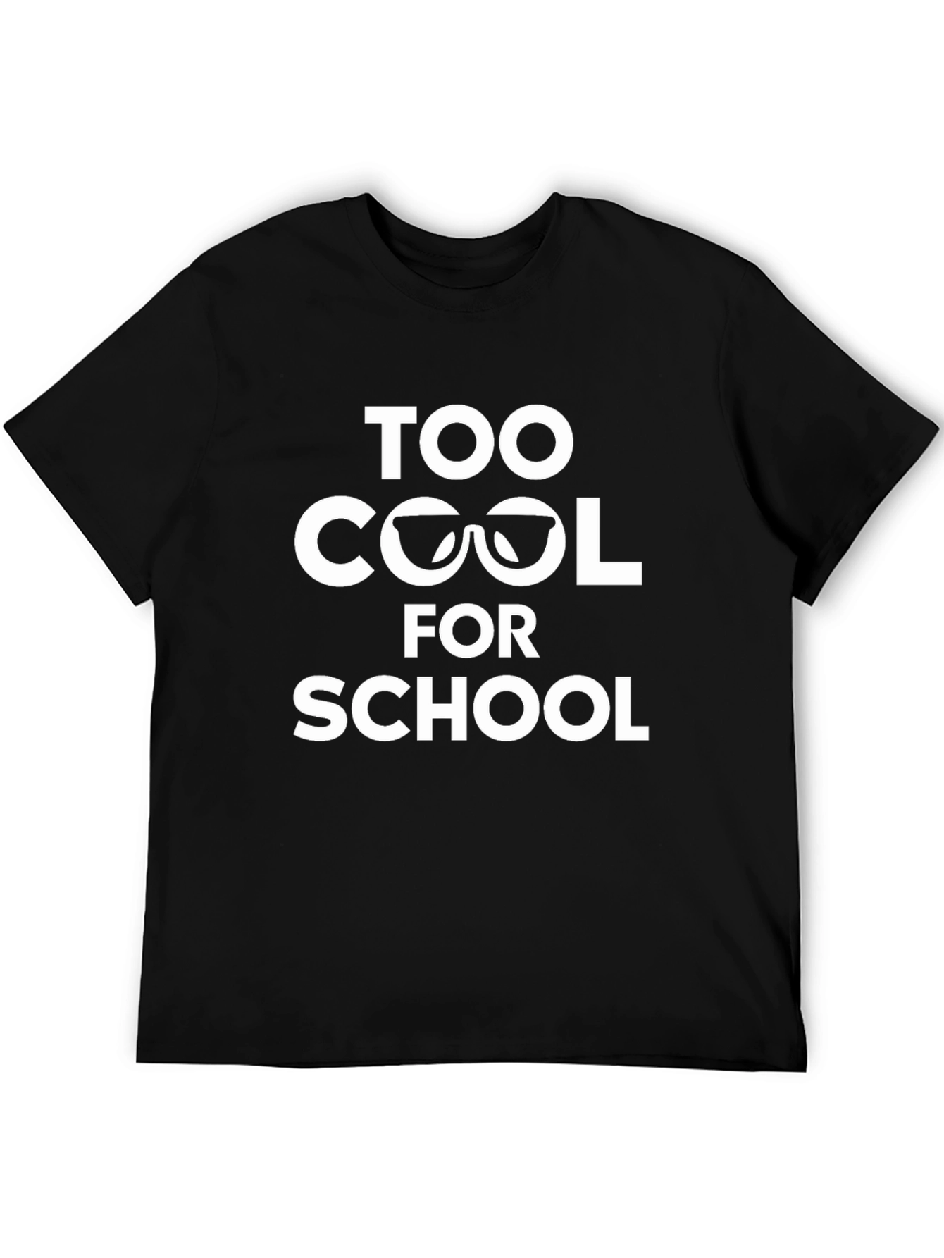 Too Cool for School Black T-Shirt