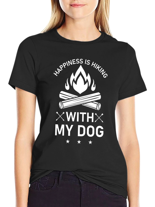 Hiking with My Dog Graphic Tee
