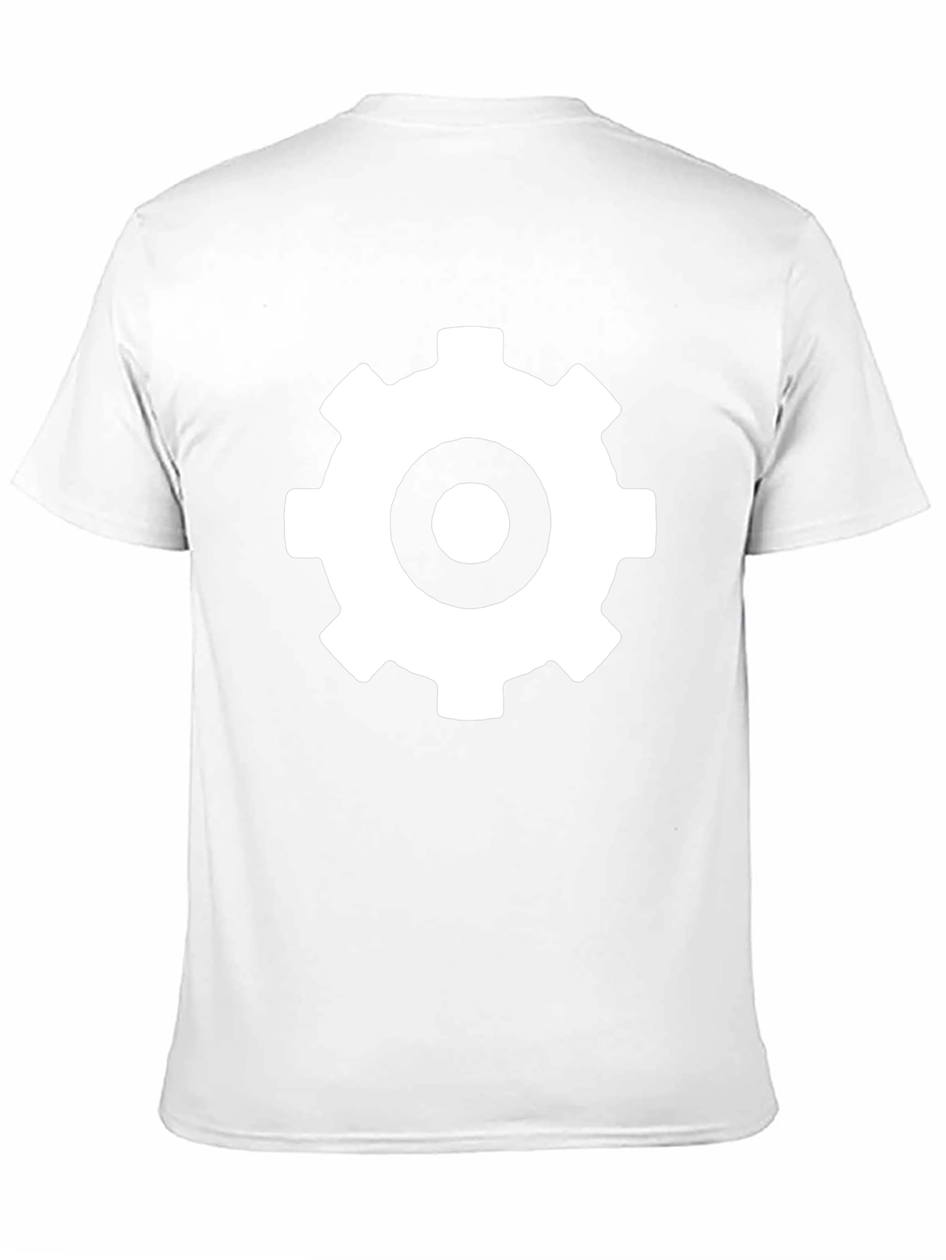 Gear Graphic Black Tee - Modern Casual Style