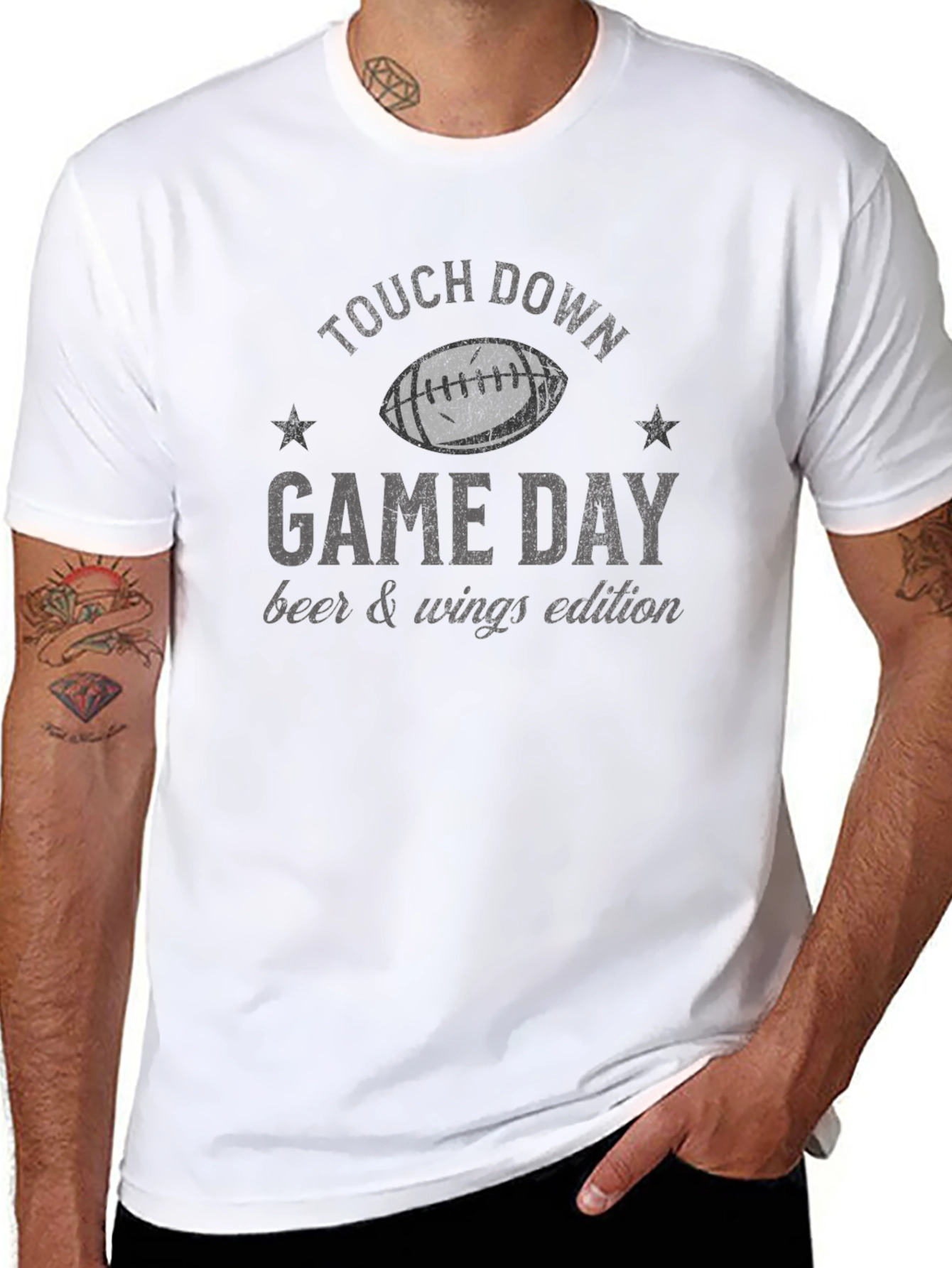 Touchdown Game Day Beer & Wings T-Shirt