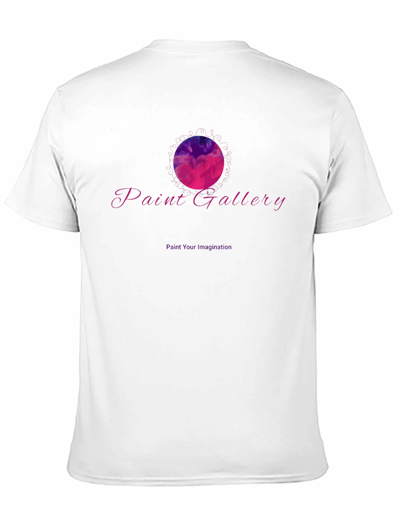 Paint Gallery Artistic Black T-Shirt