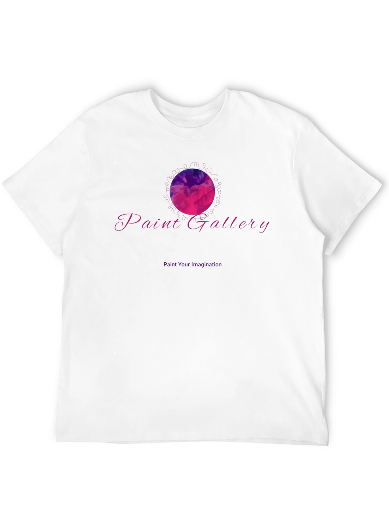 Paint Gallery Artistic Black T-Shirt