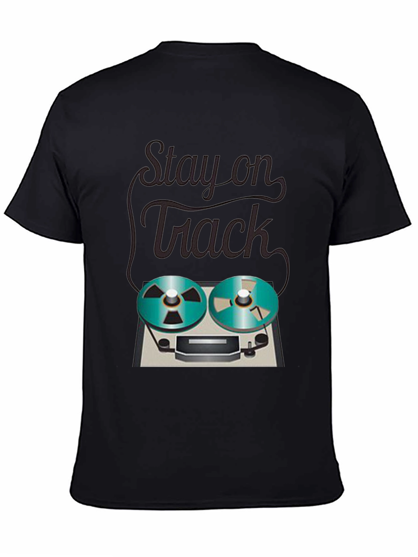 Stay on Track Reel-to-Reel Graphic Tee