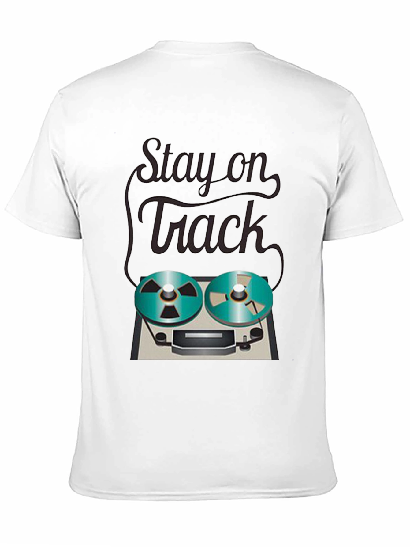 Stay on Track Reel-to-Reel Graphic Tee