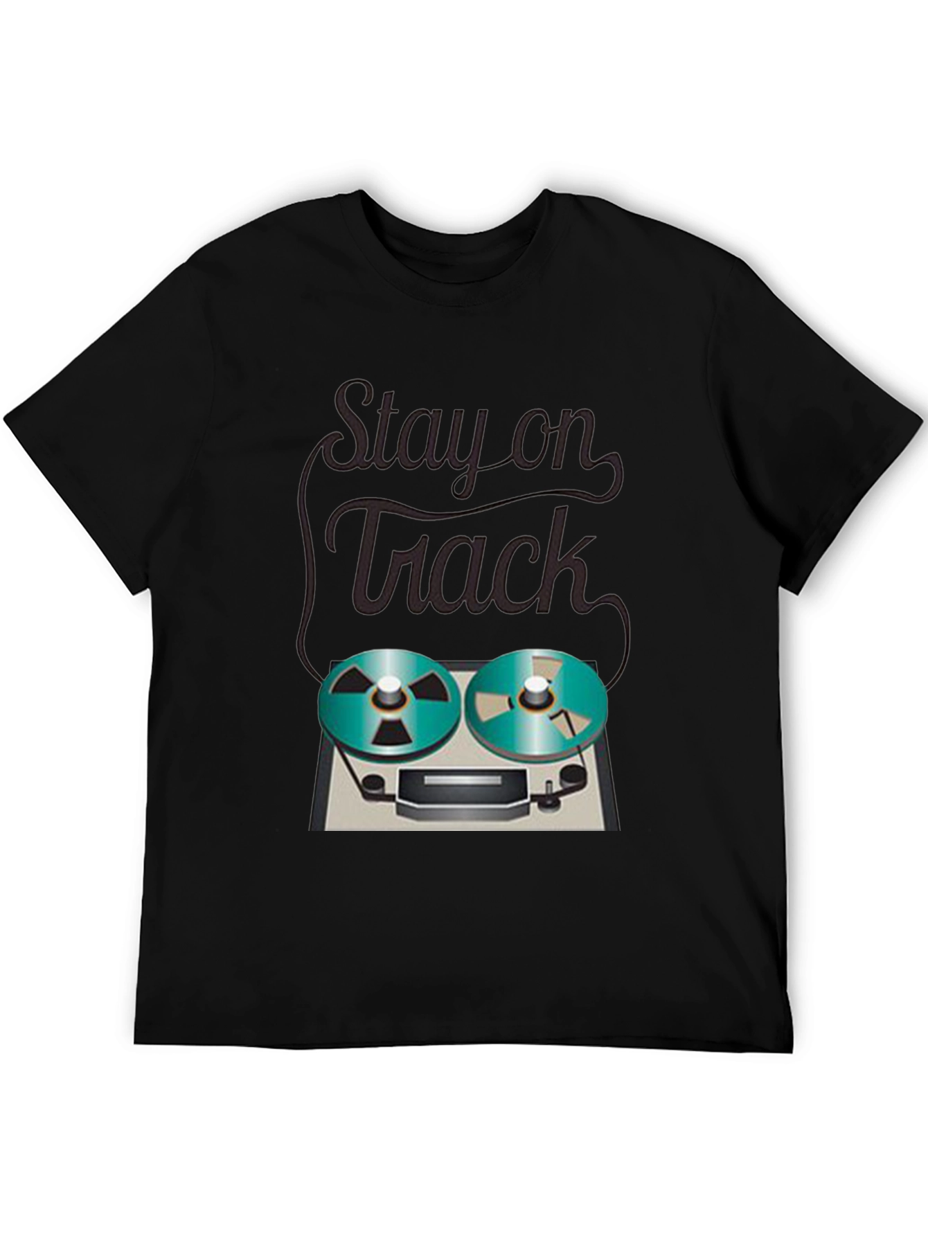 Stay on Track Reel-to-Reel Graphic Tee