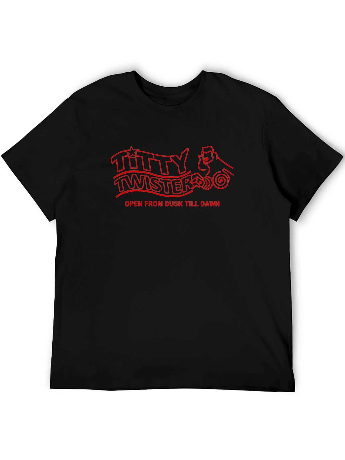 Titty Twister Dusk Till Dawn Black T-Shirt