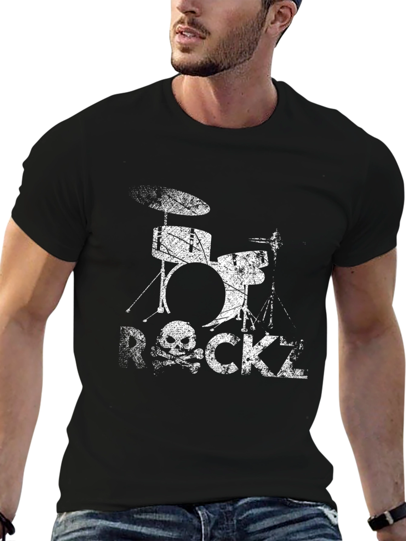 Rock Music Drum Set T-Shirt
