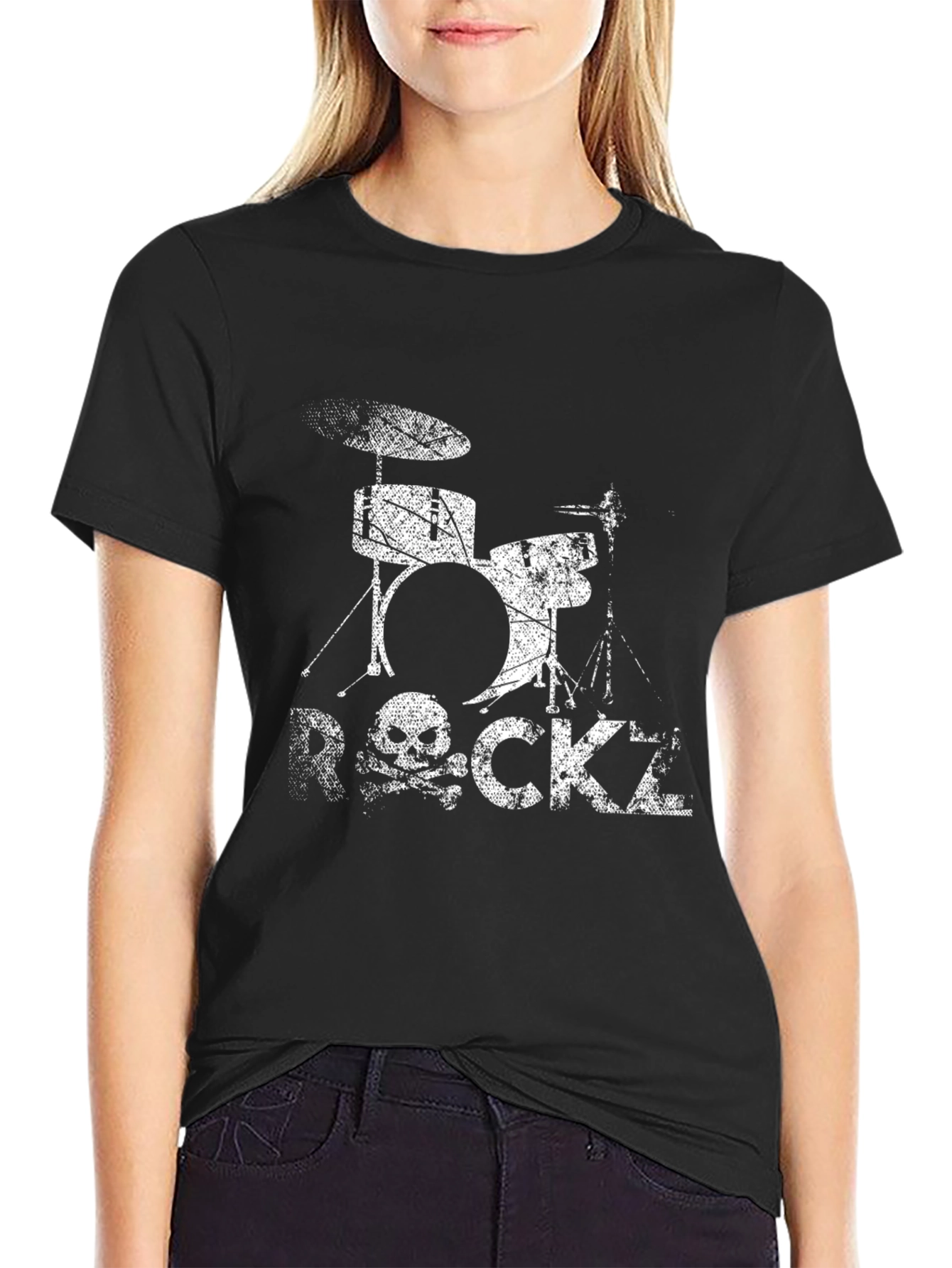 Rock Music Drum Set T-Shirt