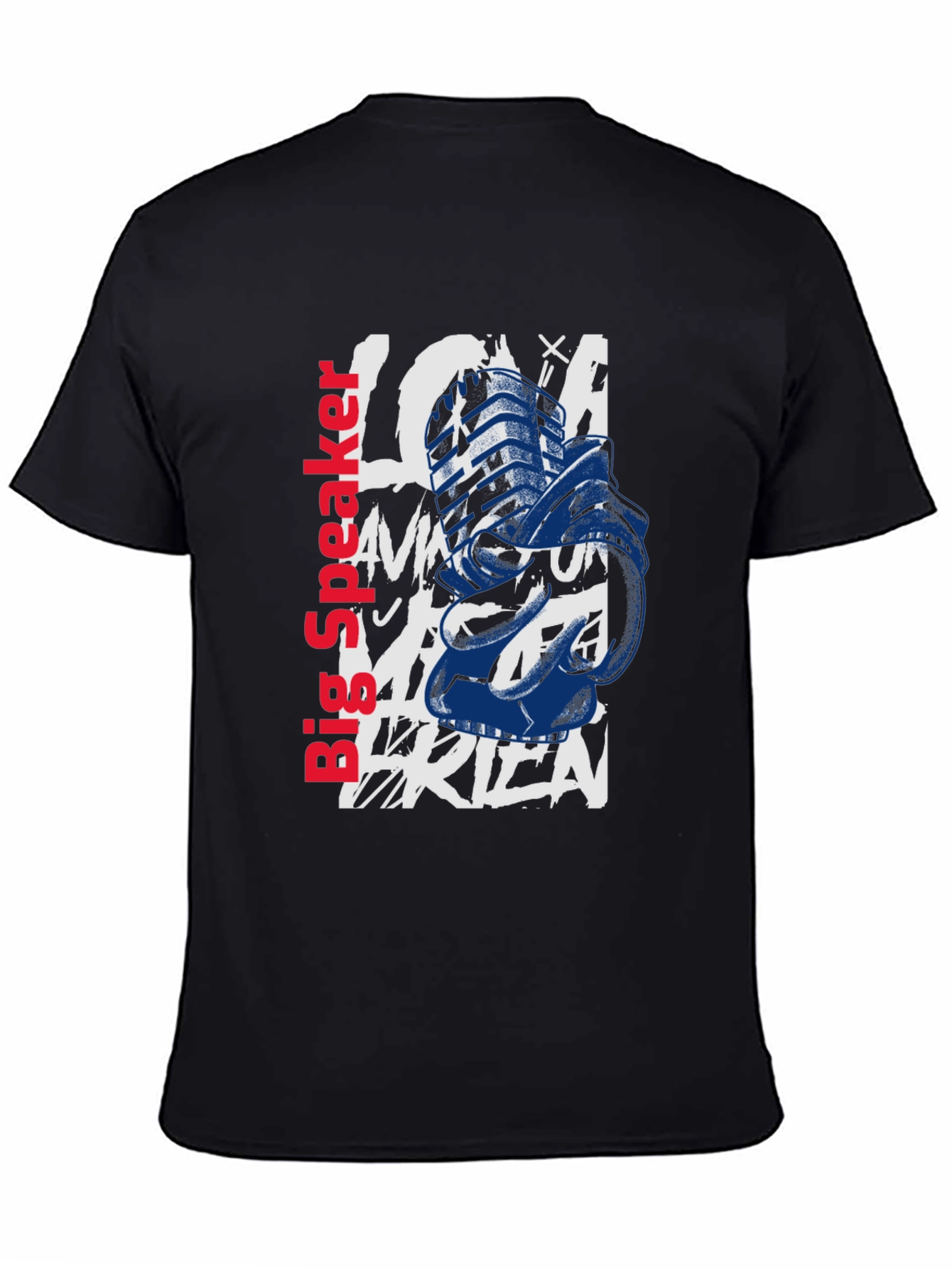 Big Speaker Graphic Print T-Shirt