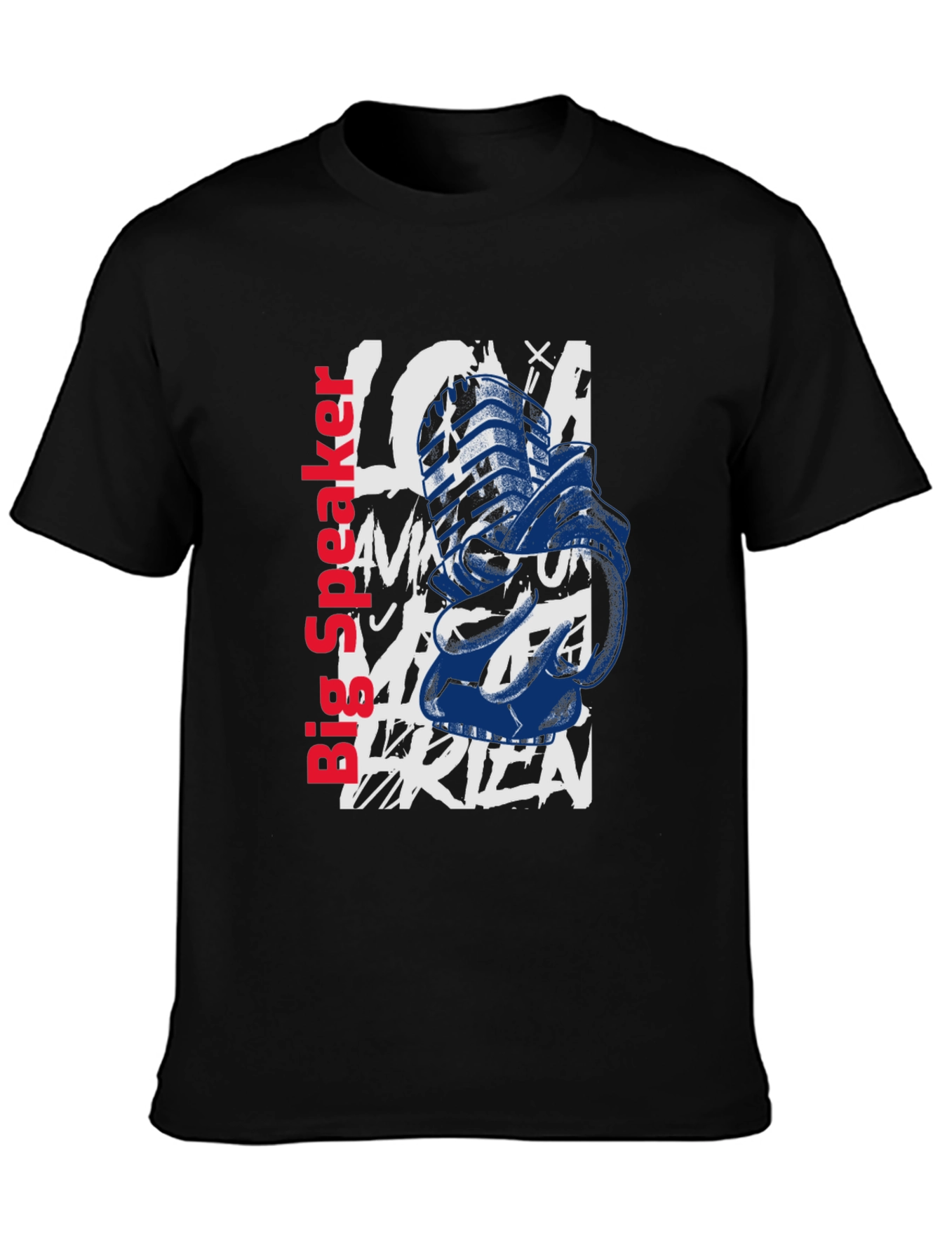 Big Speaker Graphic Print T-Shirt