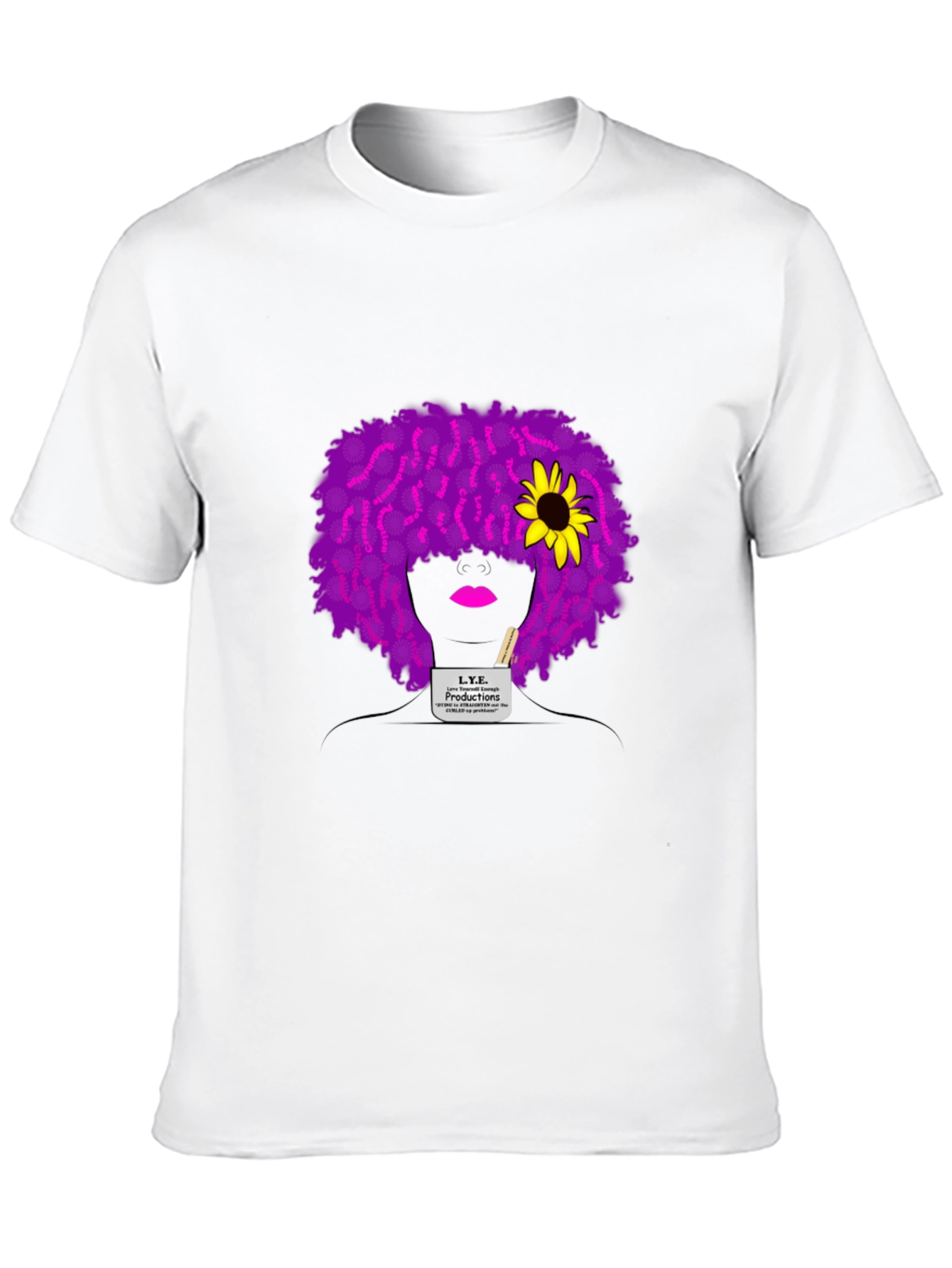 L.Y.E. Productions Black Graphic Tee