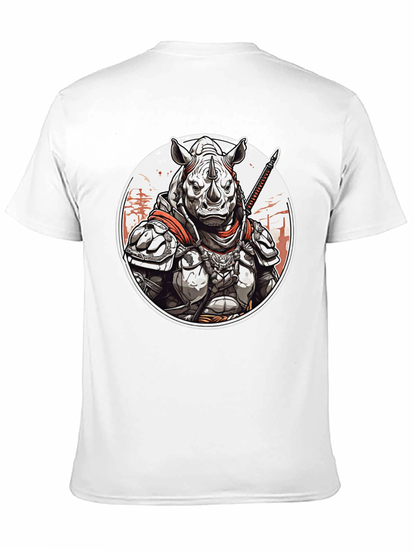 Armored Rhino Warrior Graphic Tee
