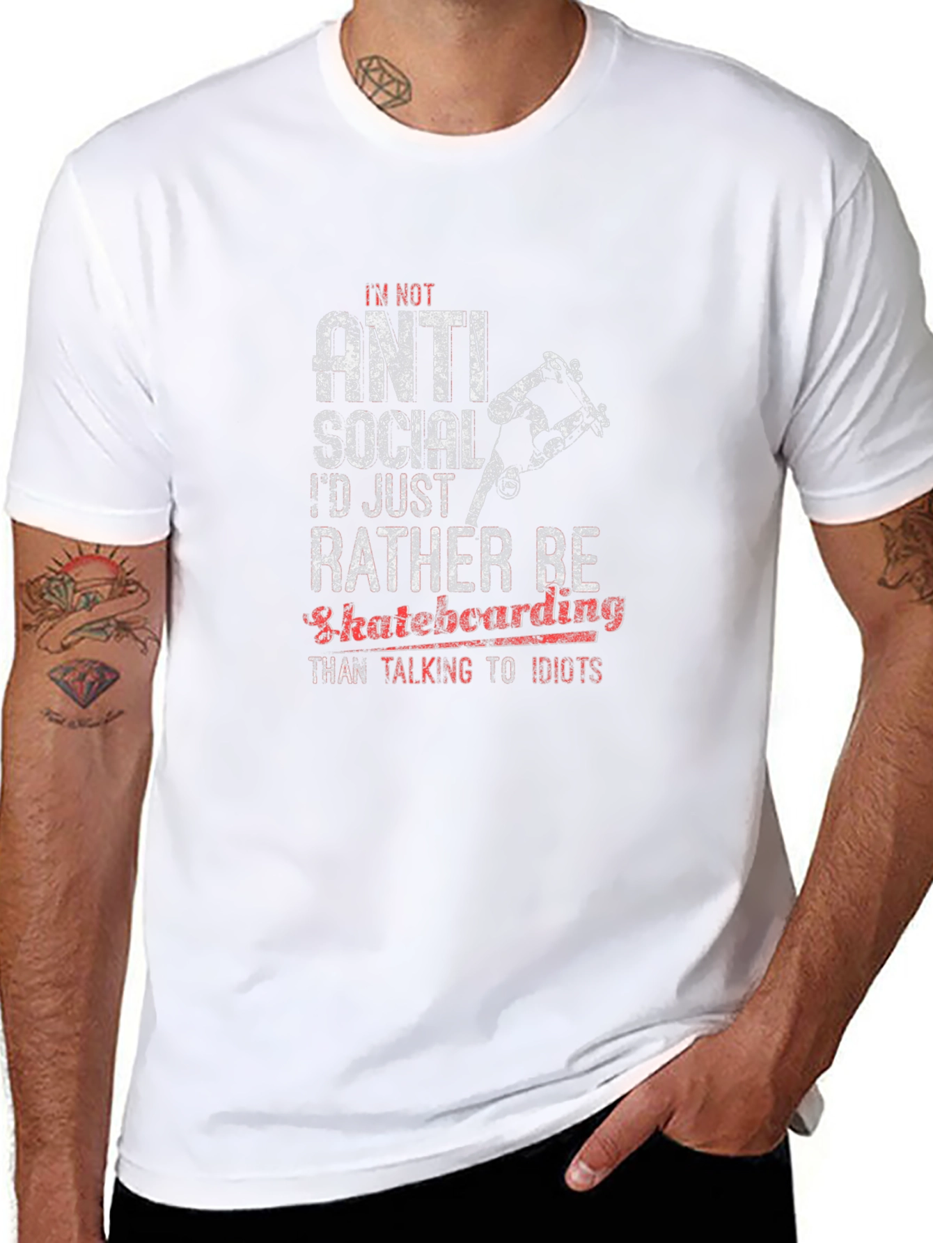 Anti-Social Skateboarding T-Shirt