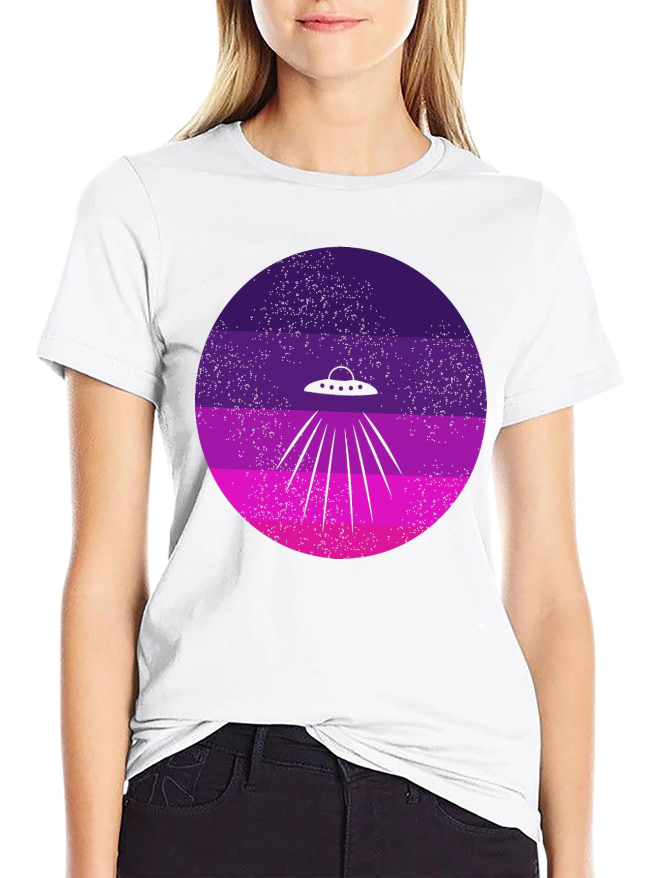 Retro Alien UFO T-Shirt
