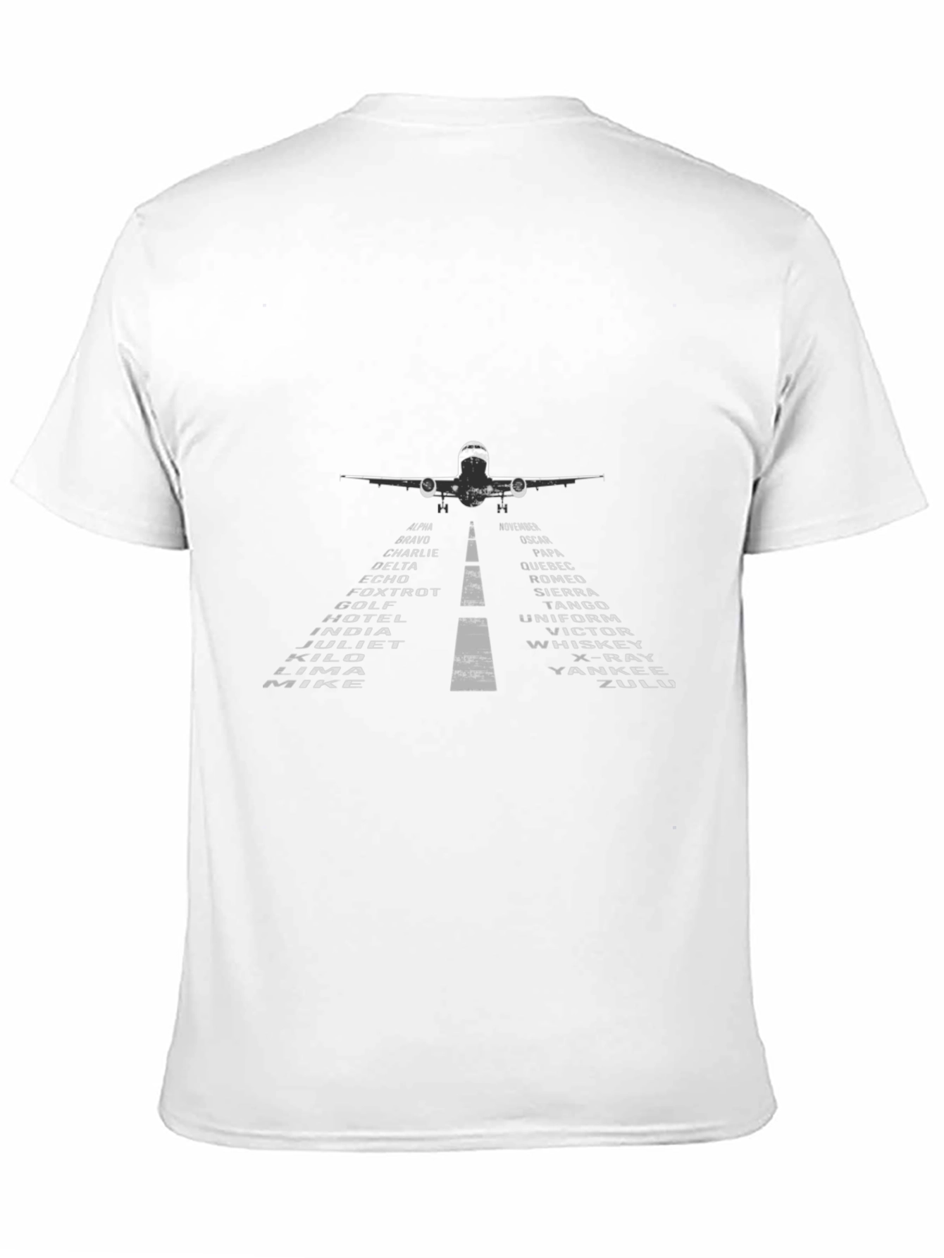 Aviation Alphabet T-Shirt - Pilot Runway Design