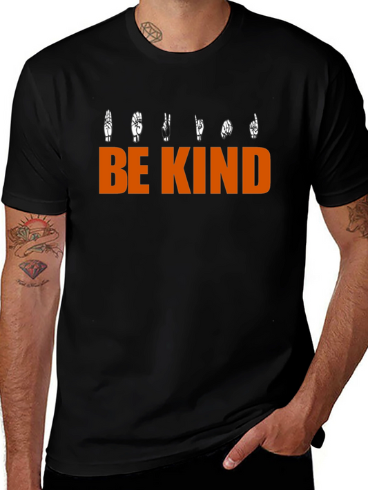Be Kind Sign Language Graphic T-Shirt