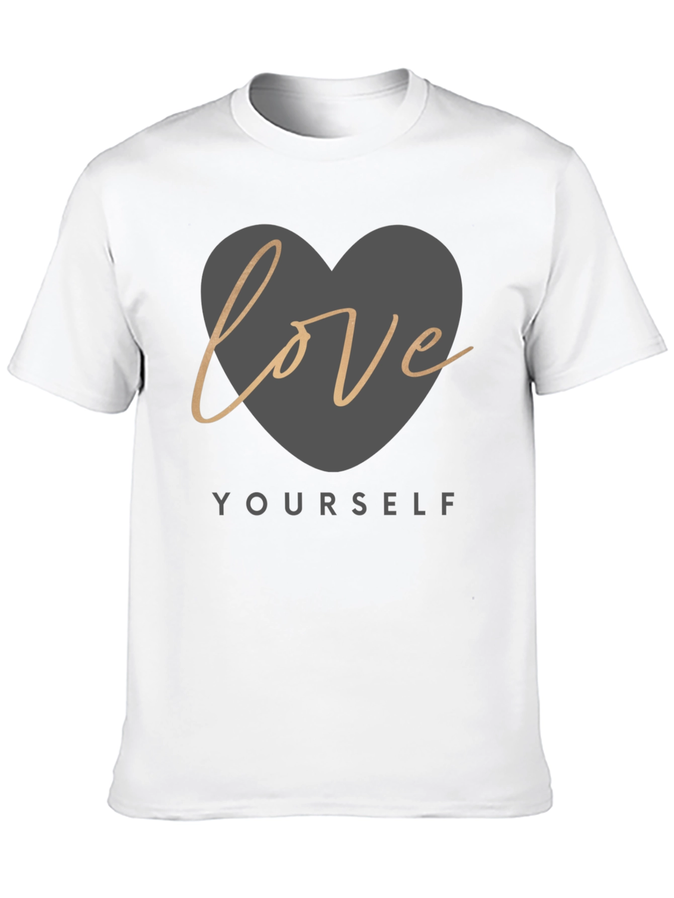 Love Yourself Black Graphic Tee