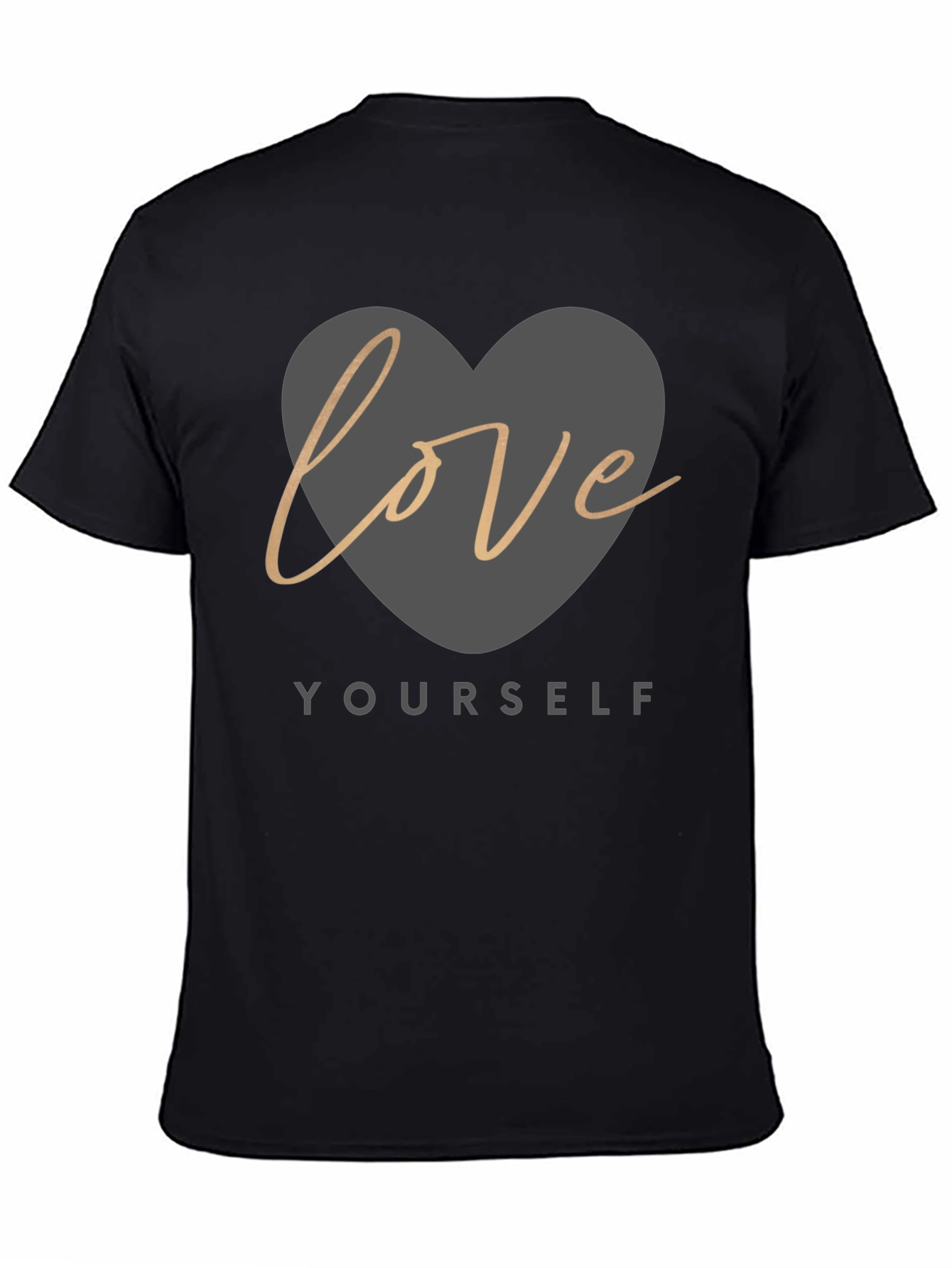 Love Yourself Black Graphic Tee
