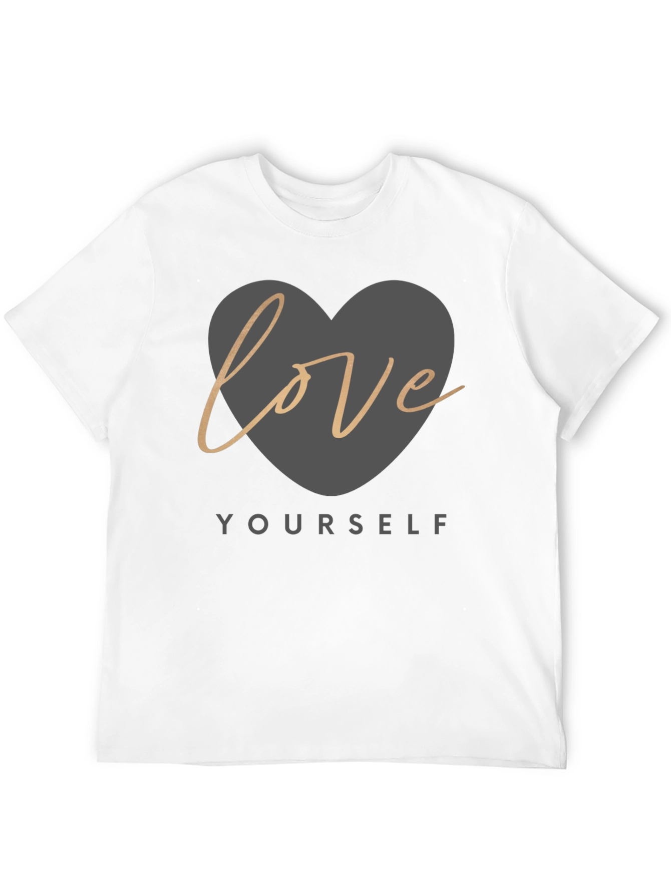 Love Yourself Black Graphic Tee