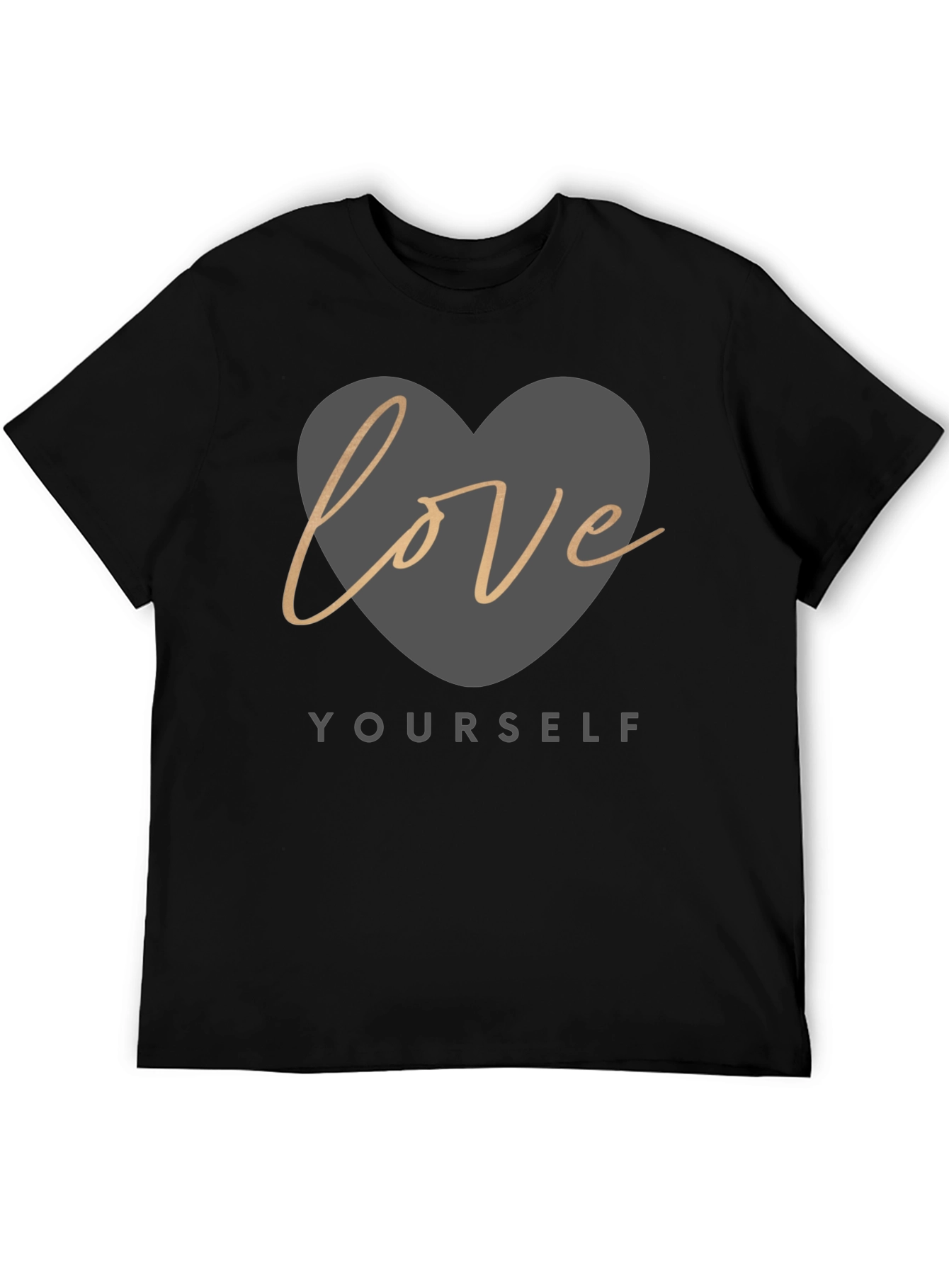 Love Yourself Black Graphic Tee