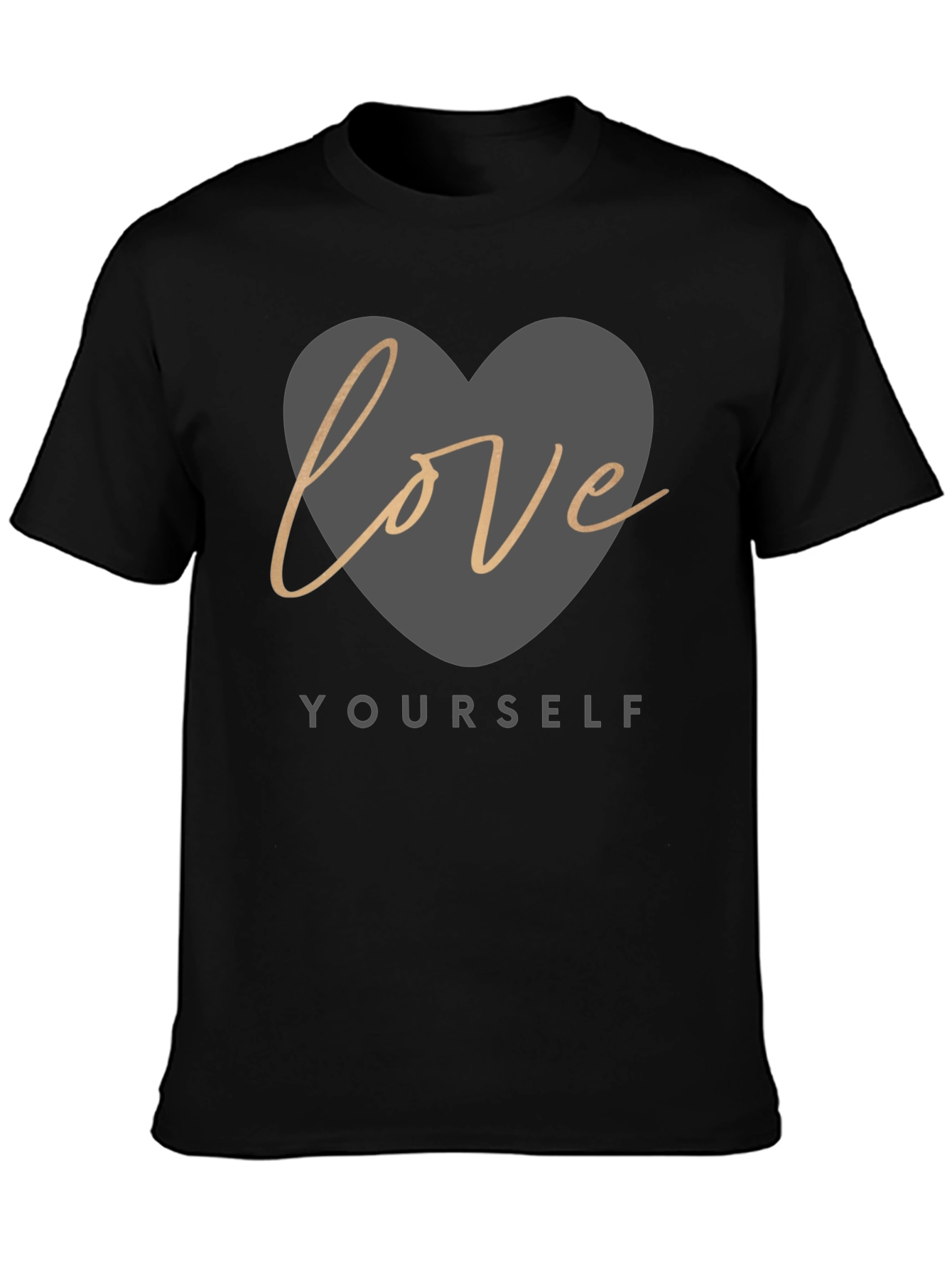Love Yourself Black Graphic Tee