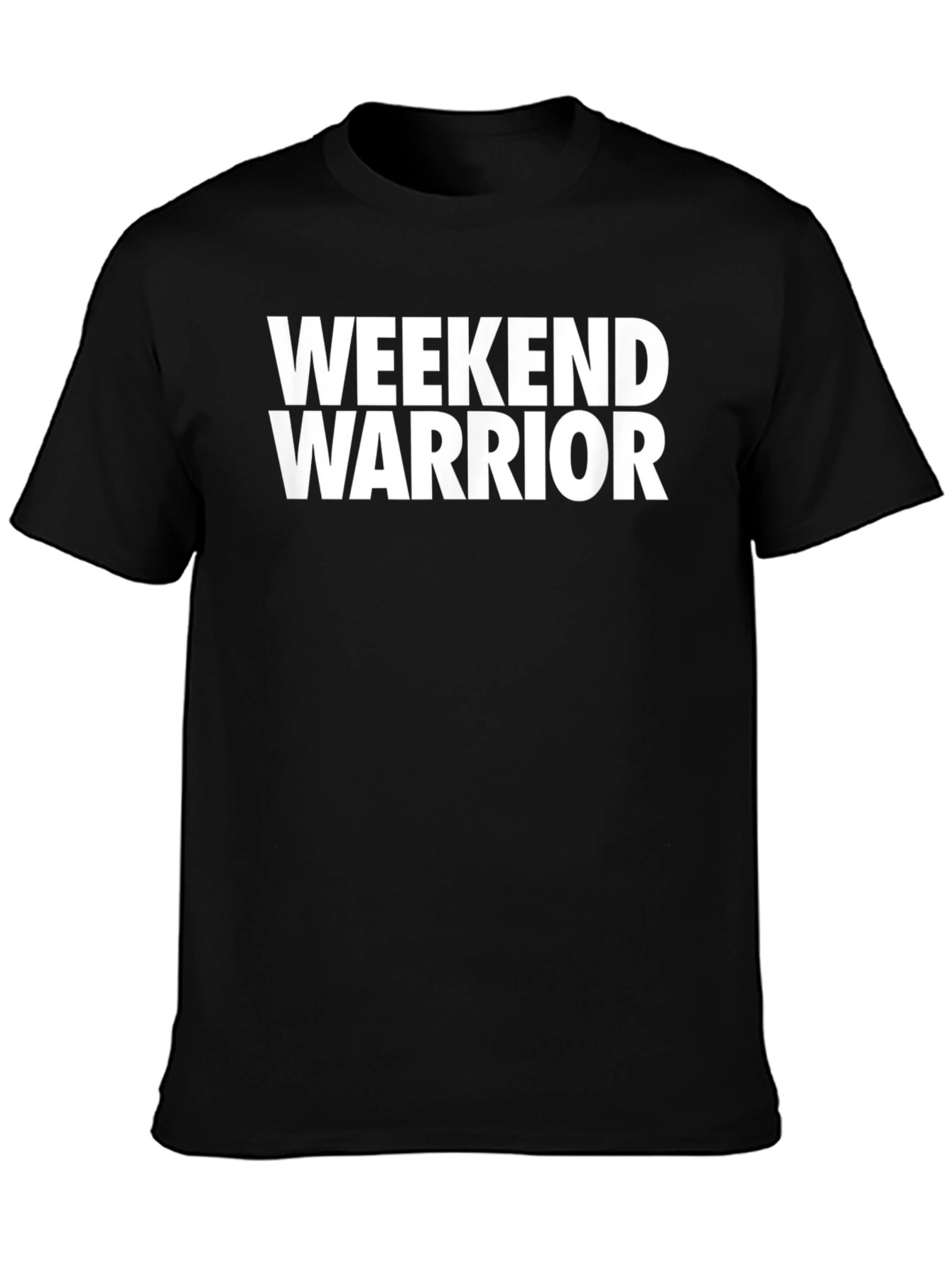 Weekend Warrior Black T-Shirt