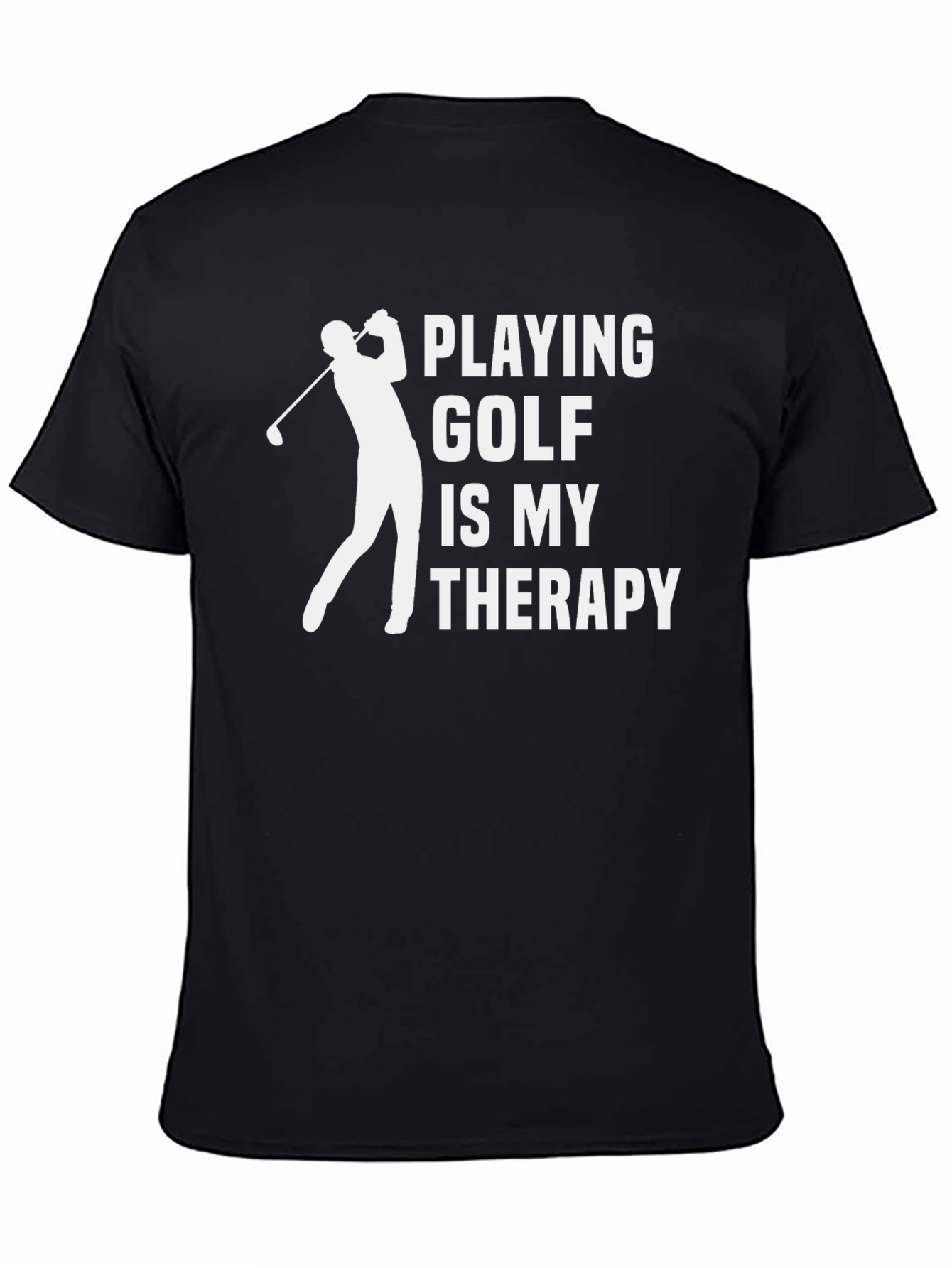 Golf Therapy T-Shirt - Black Tee
