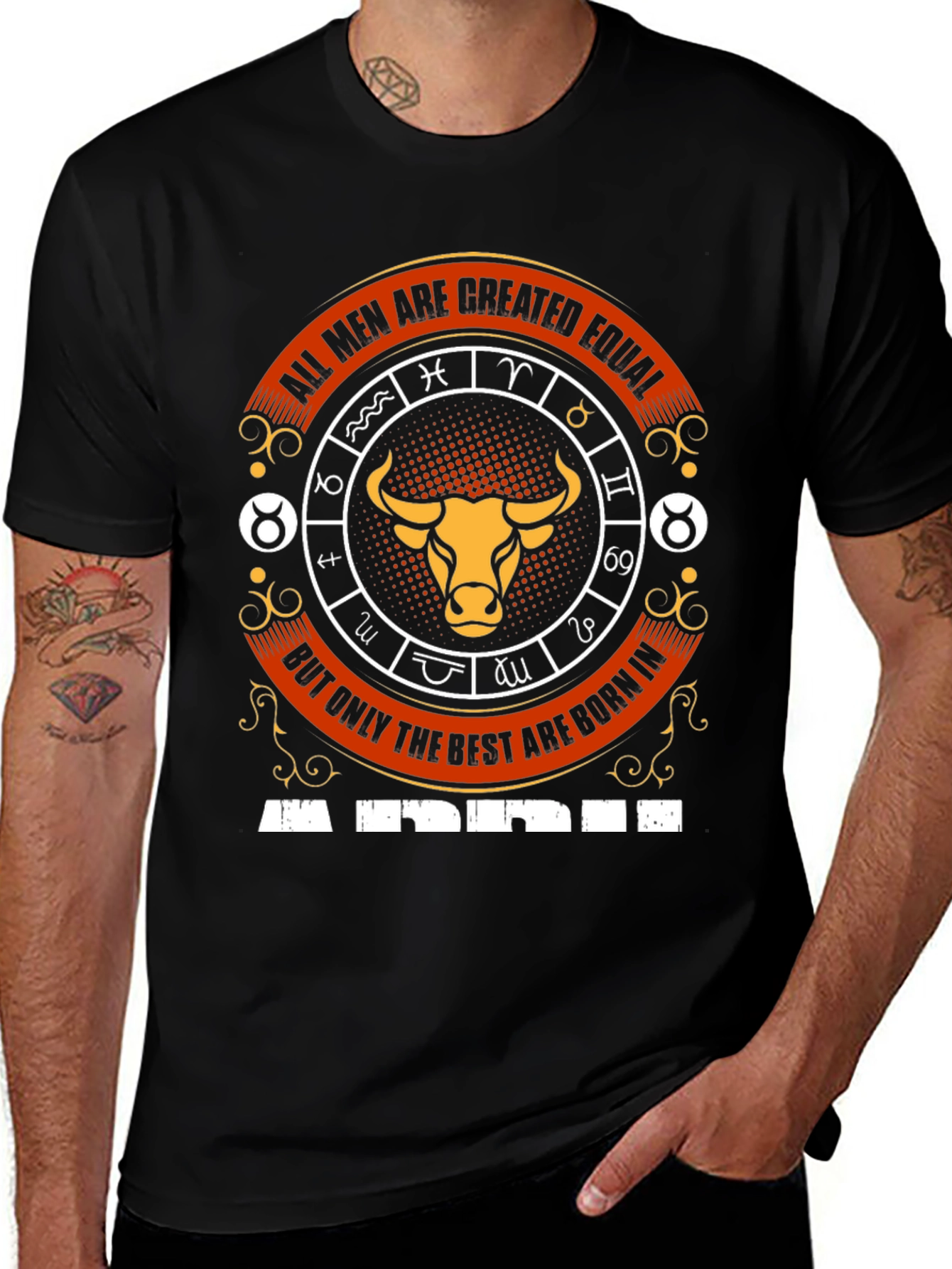 Taurus Zodiac Mens T-Shirt
